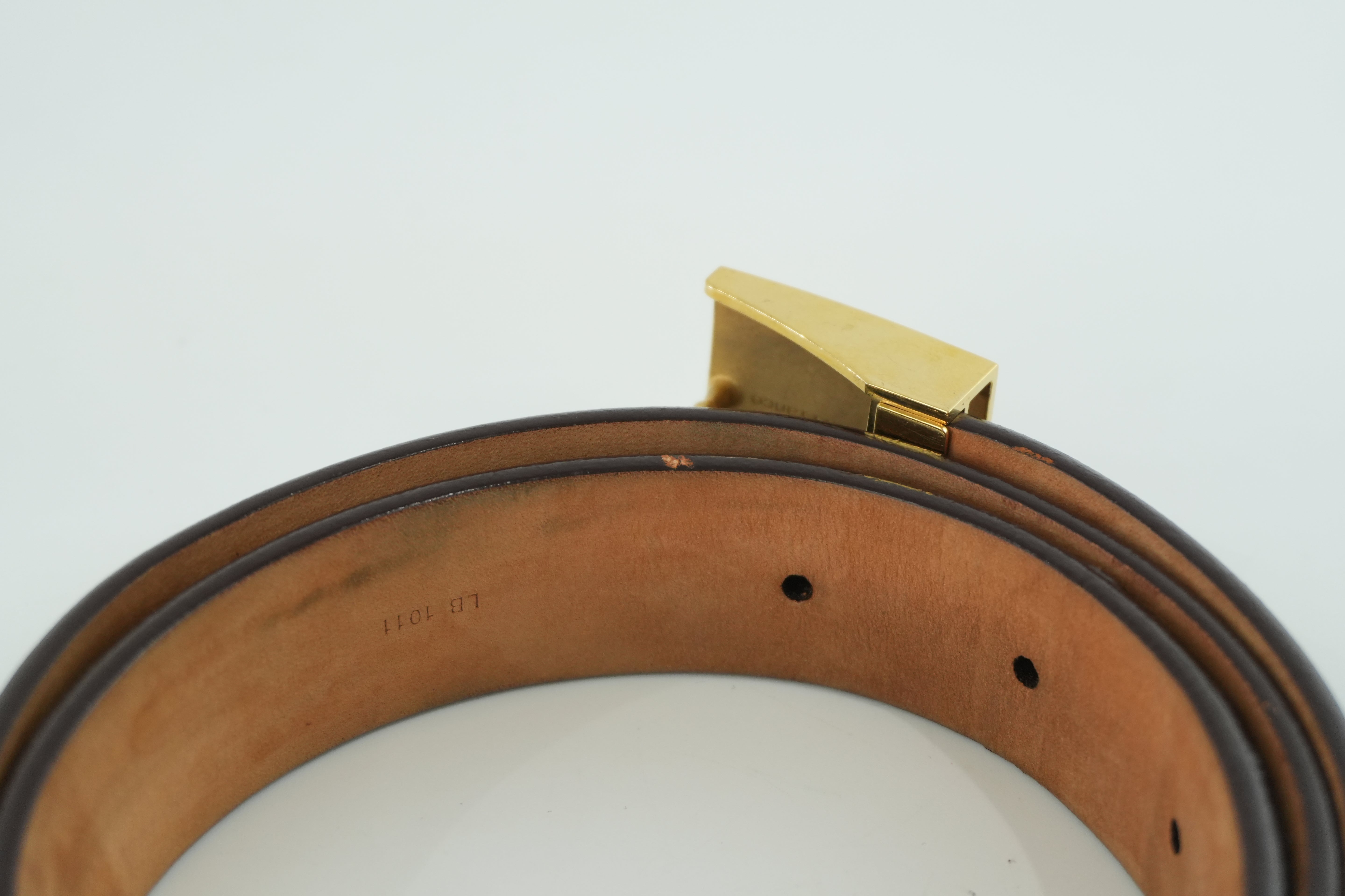 Louis Vuitton Monogram Belt Size 95 Used