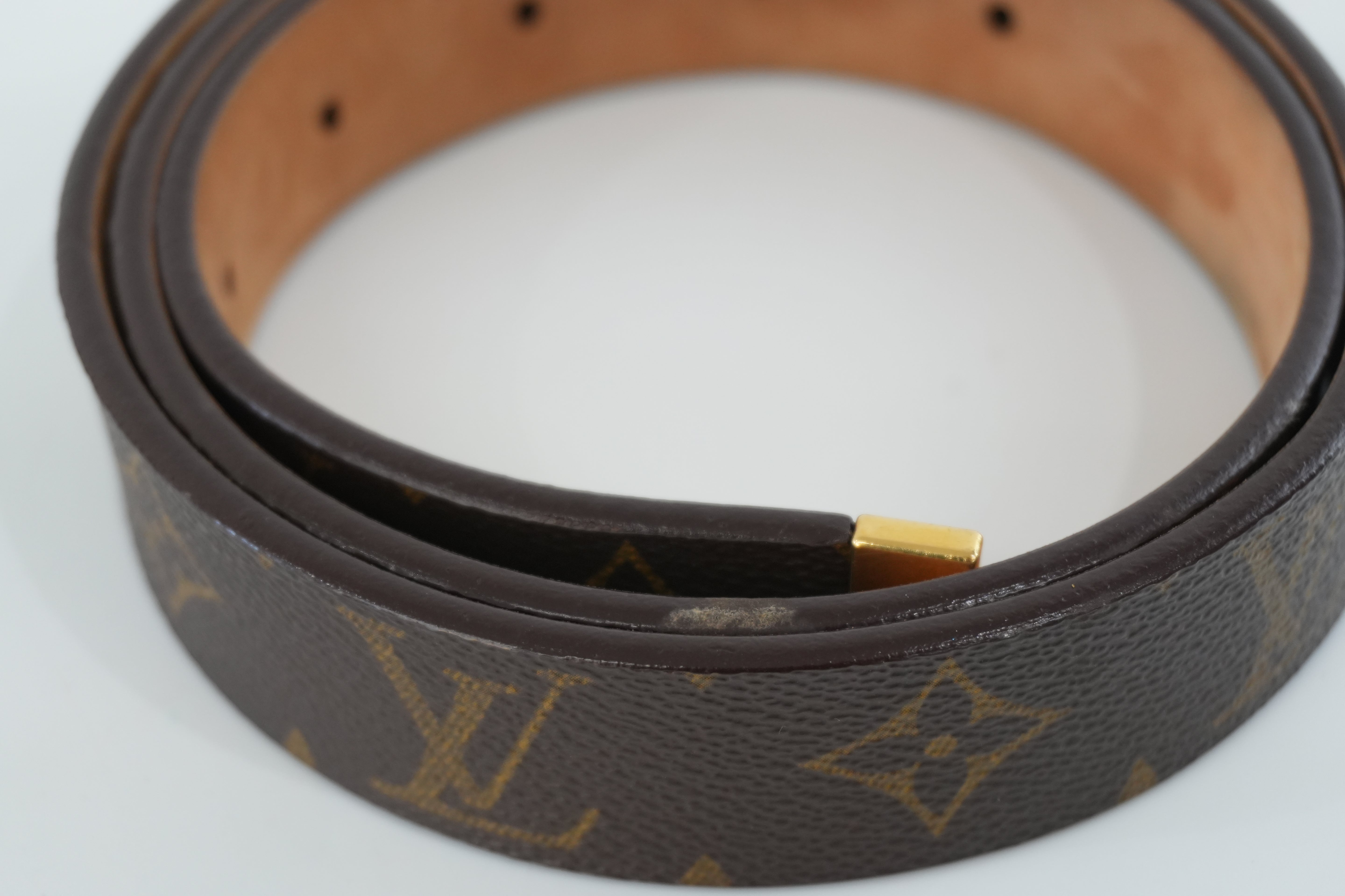 Louis Vuitton Monogram Belt Size 95 Used