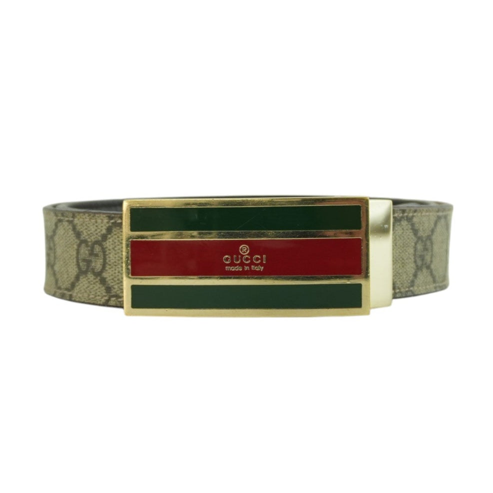 Gucci Belt Size 85 Canvas Sheryline Used