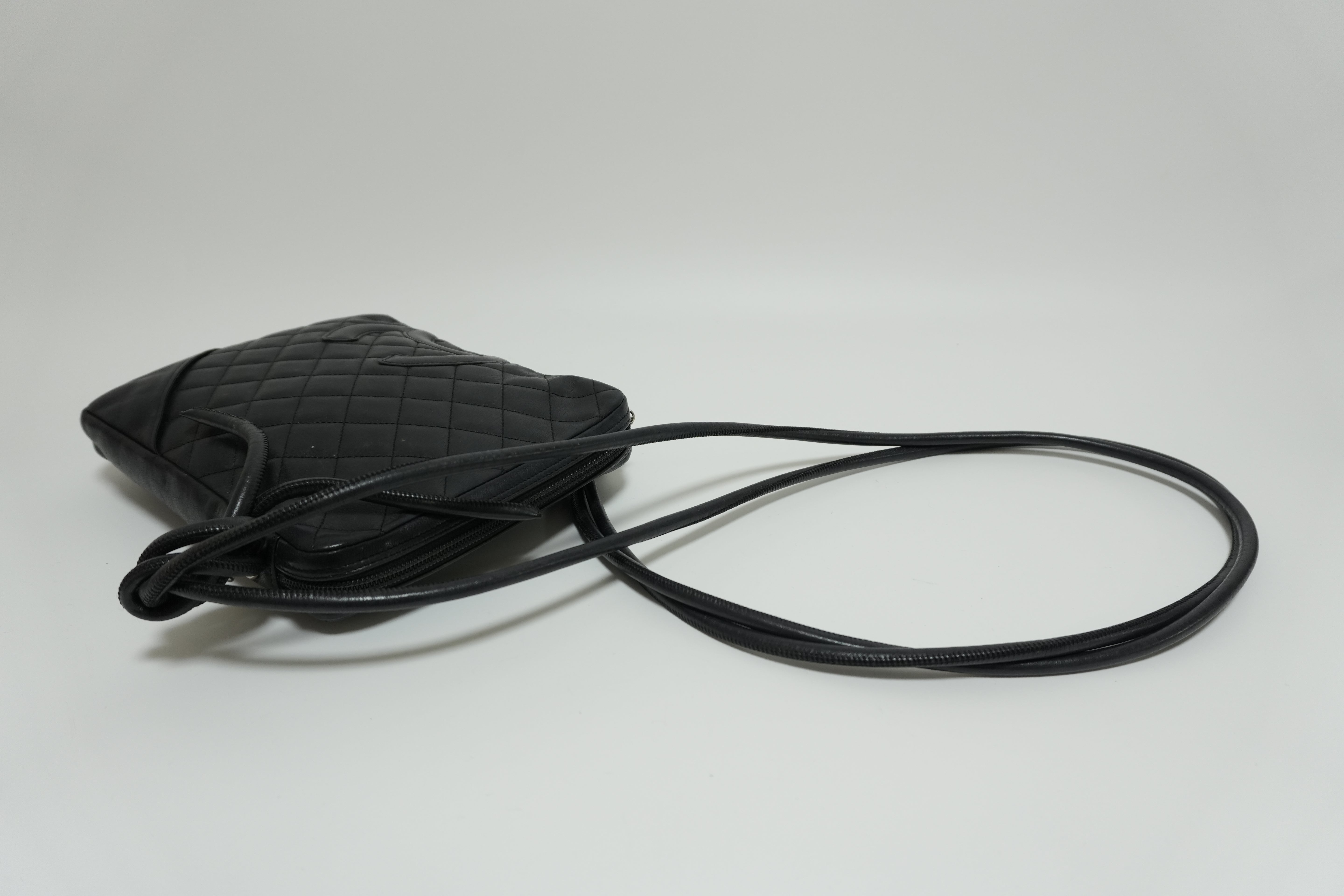 Chanel Cambon Crossbody Bag Black