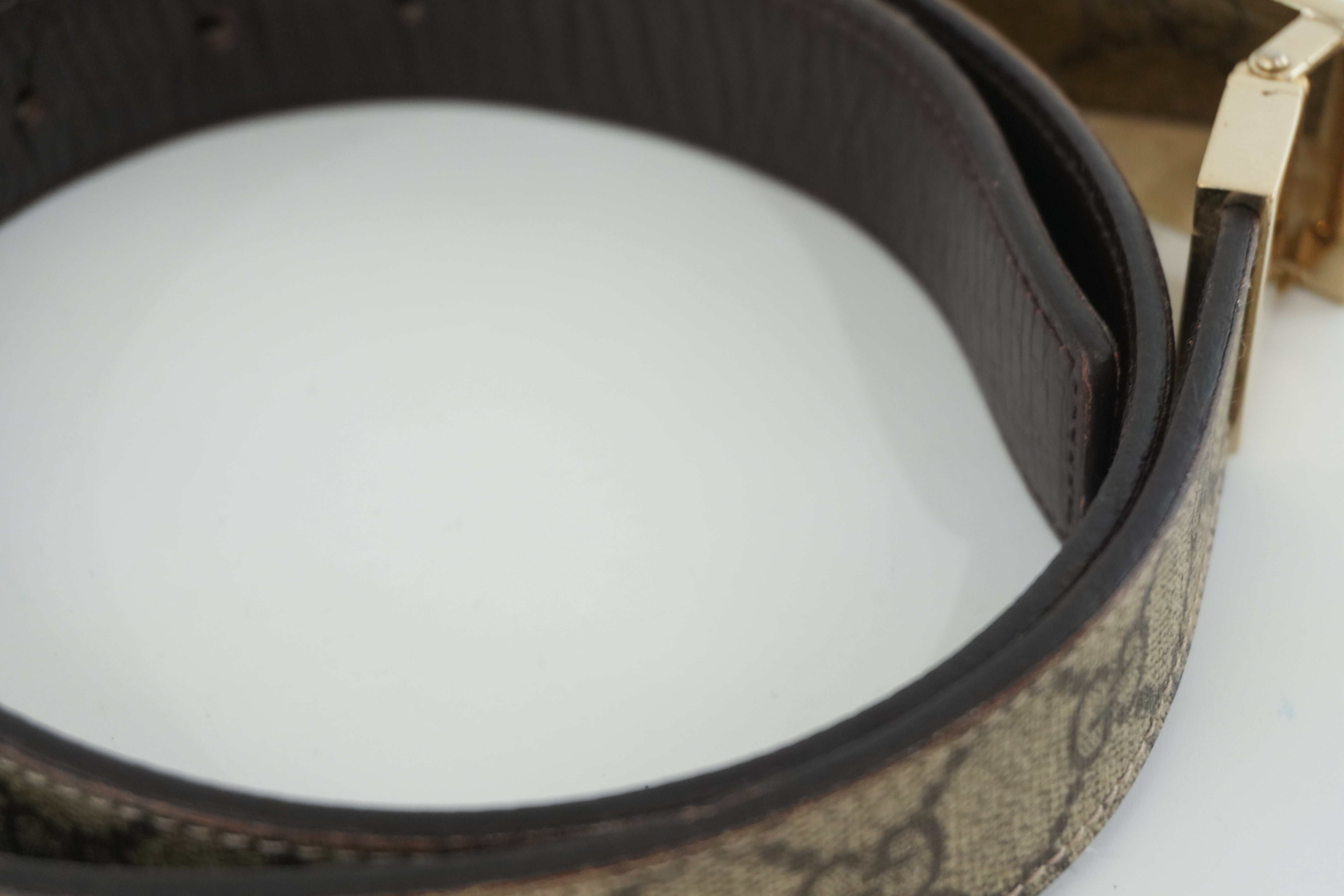 Gucci Belt Size 85 Canvas Sheryline Used