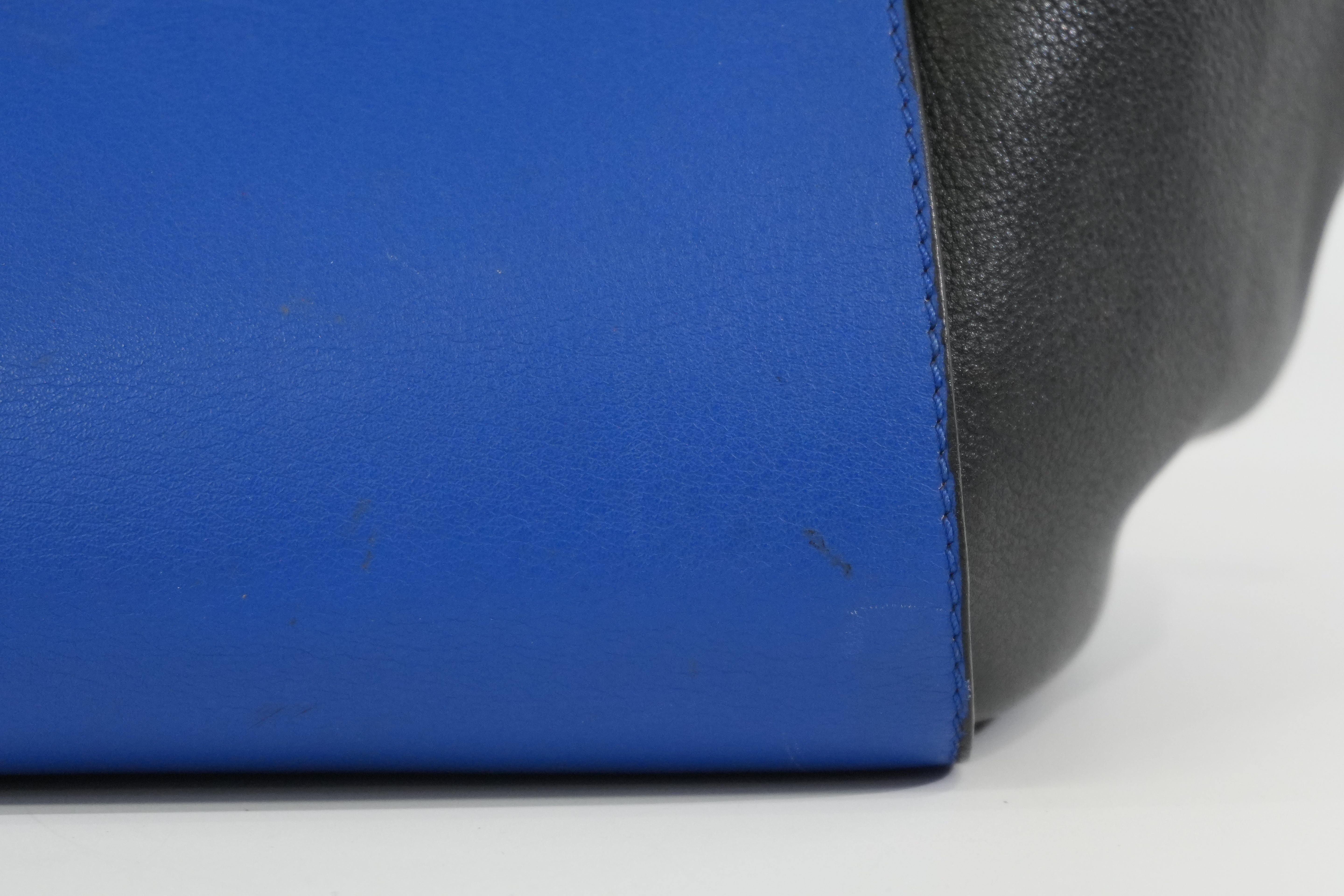 Pre-owned Loewe Hammock Shoulder Bag Blue and Black