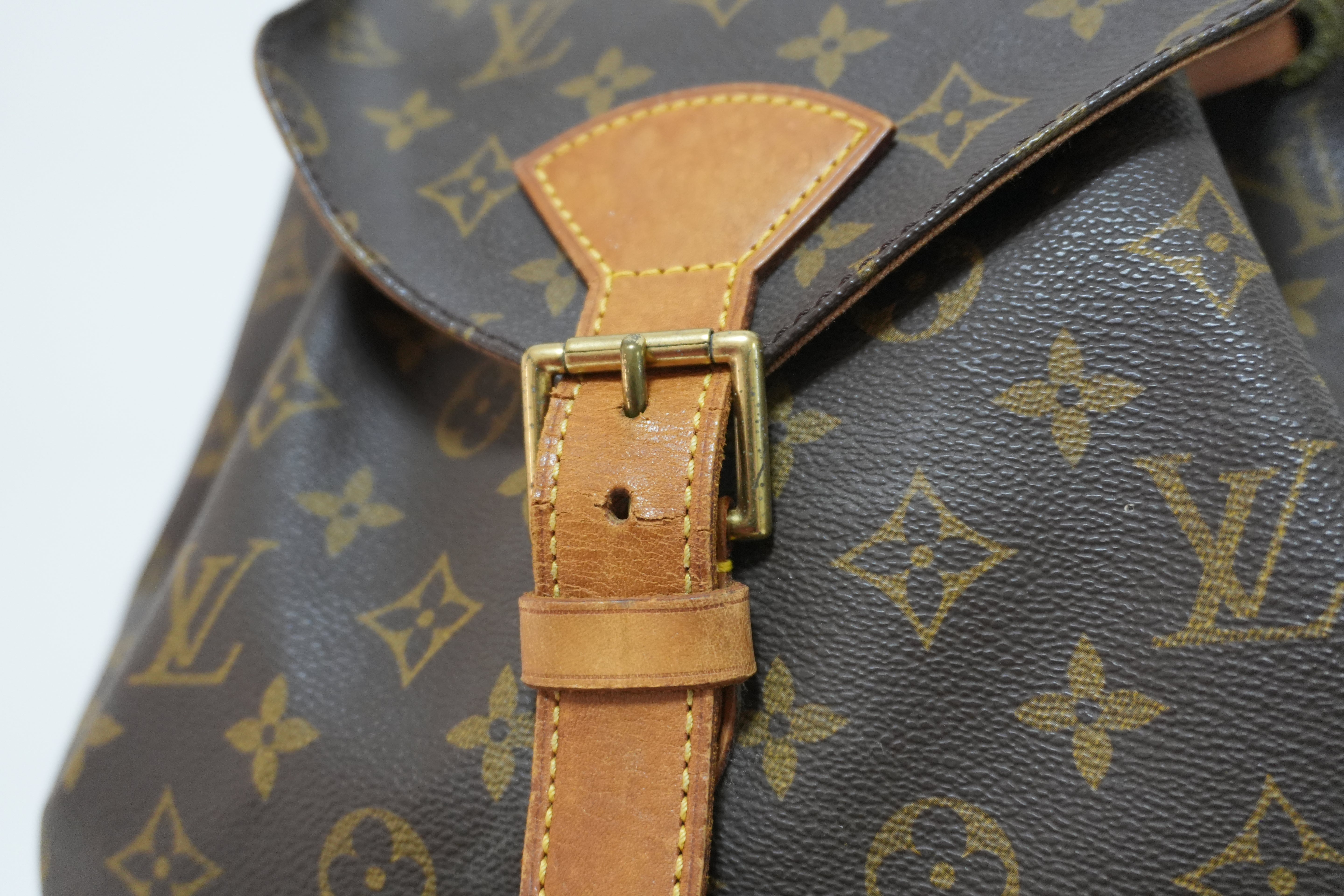 Louis Vuitton Monogram Montsouris GM Backpack Used