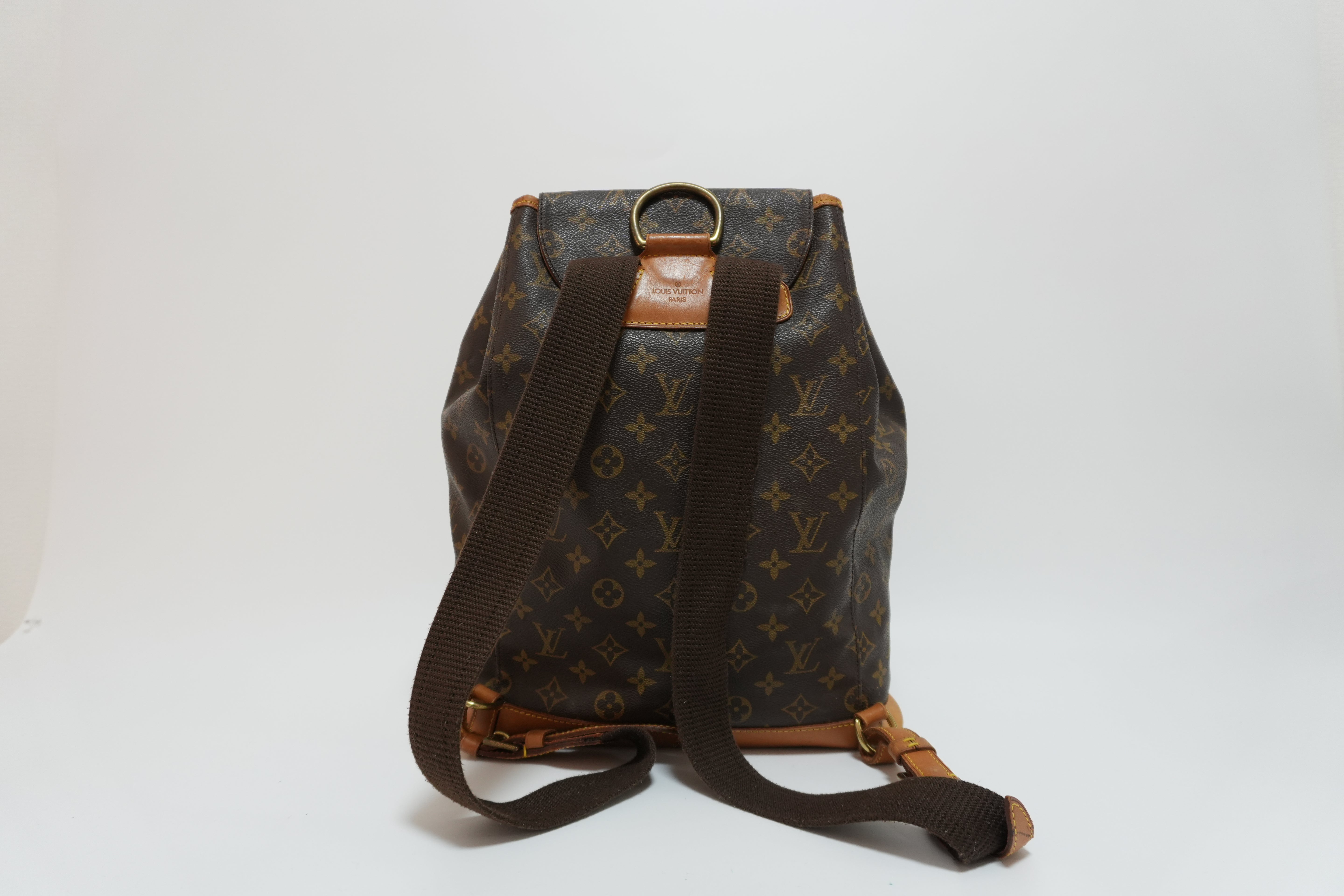 Louis Vuitton Monogram Montsouris GM Backpack Used