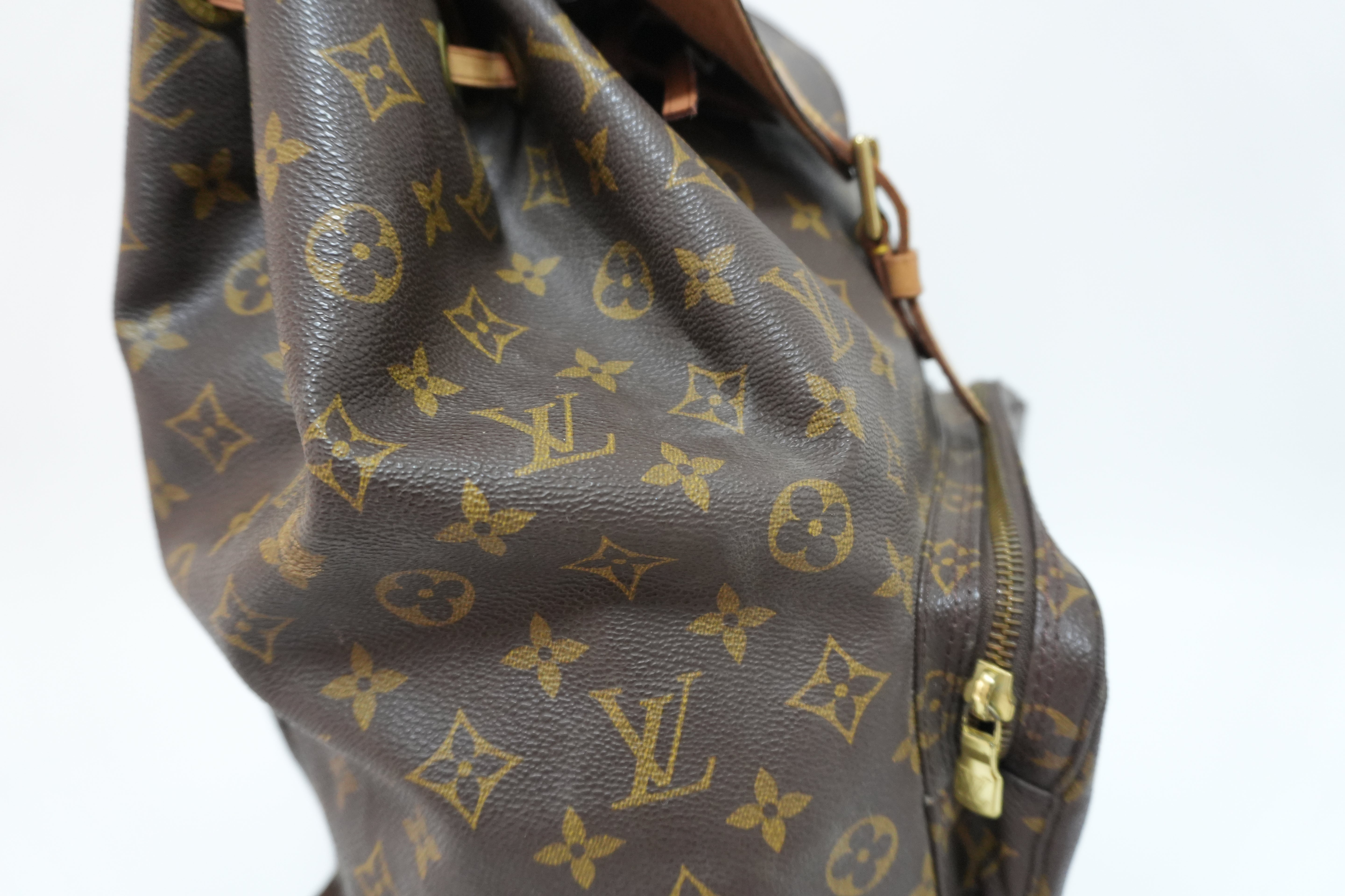 Louis Vuitton Monogram Montsouris GM Backpack Used