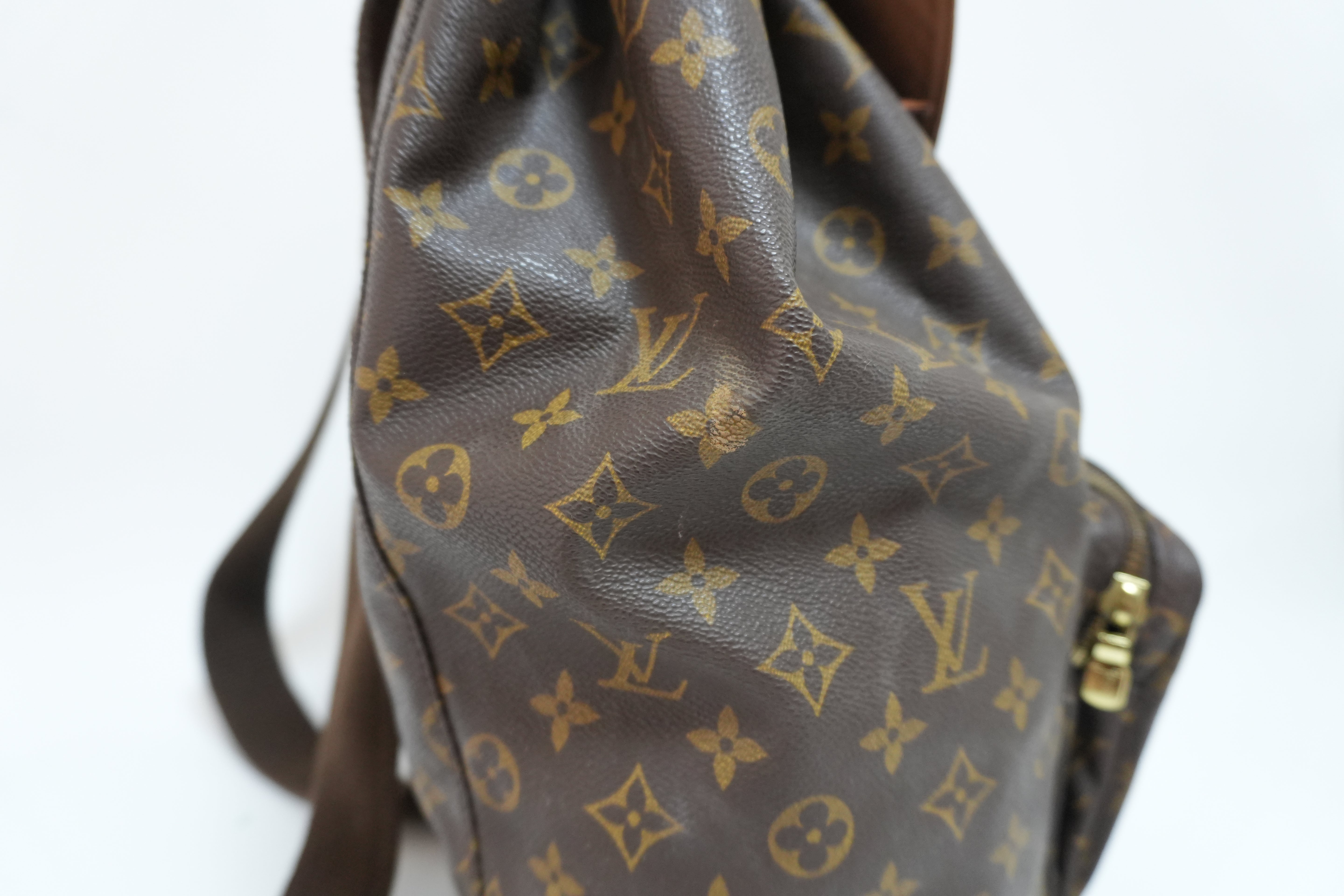 Louis Vuitton Monogram Montsouris GM Backpack Used