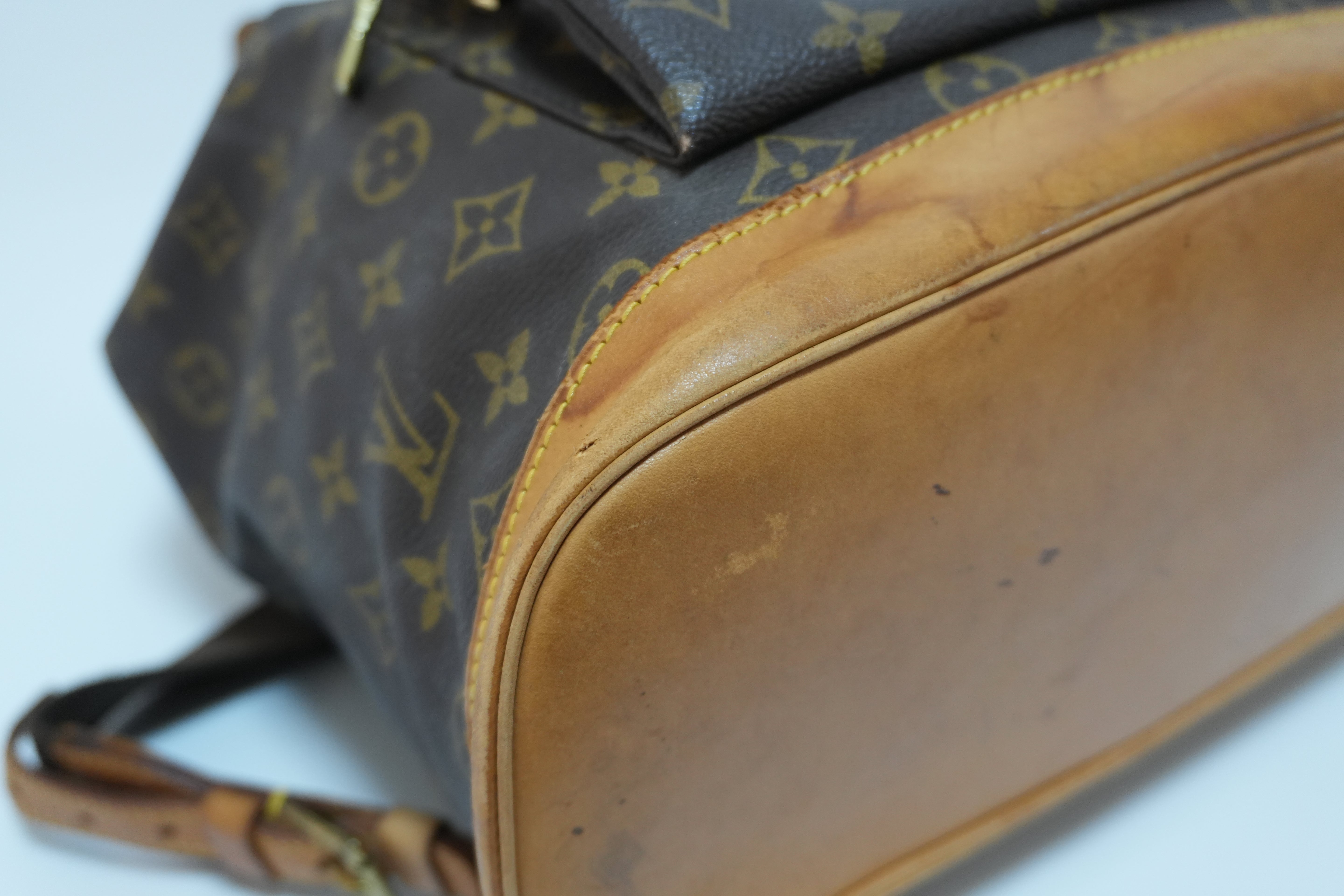 Louis Vuitton Monogram Montsouris GM Backpack Used