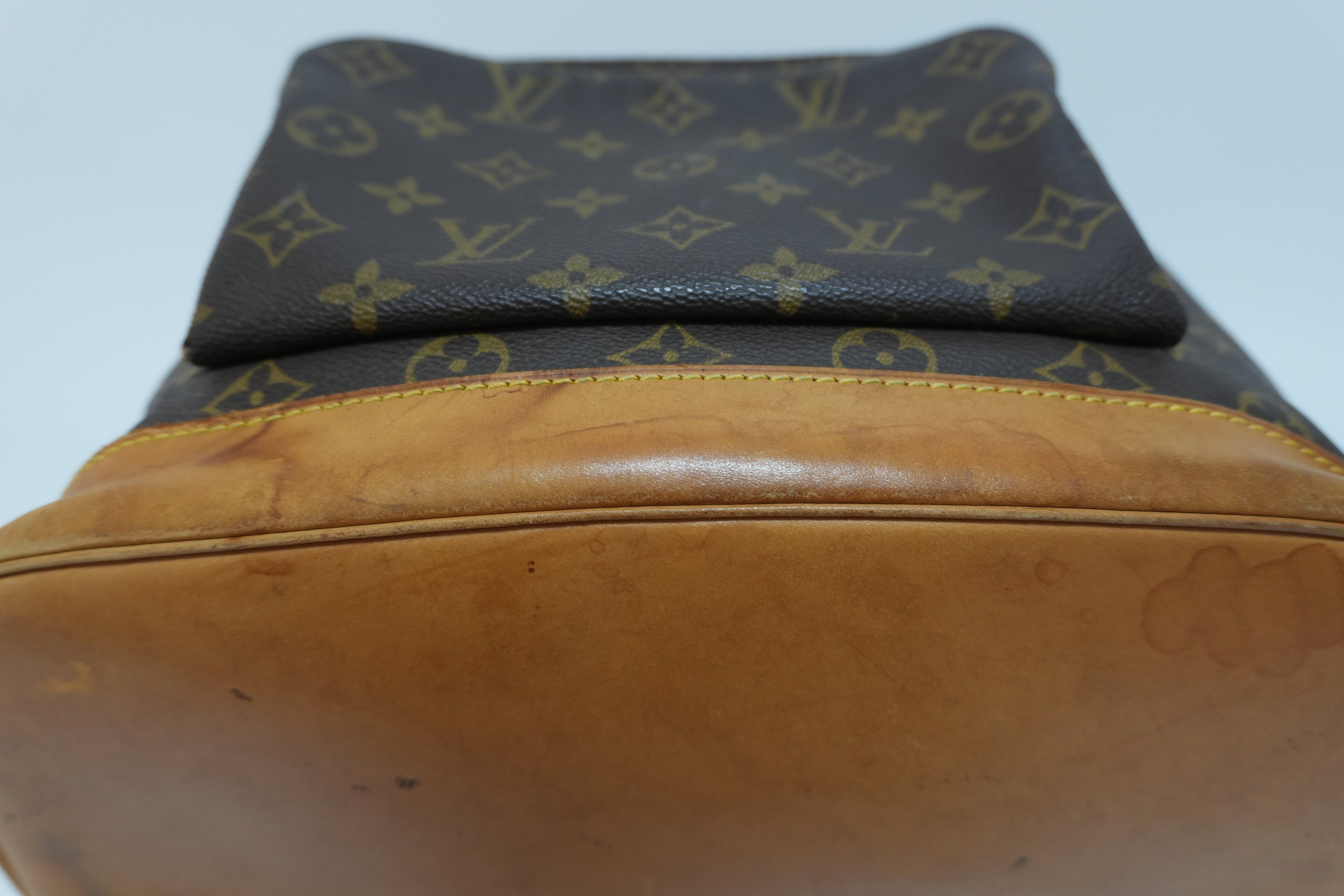 Louis Vuitton Monogram Montsouris GM Backpack Used