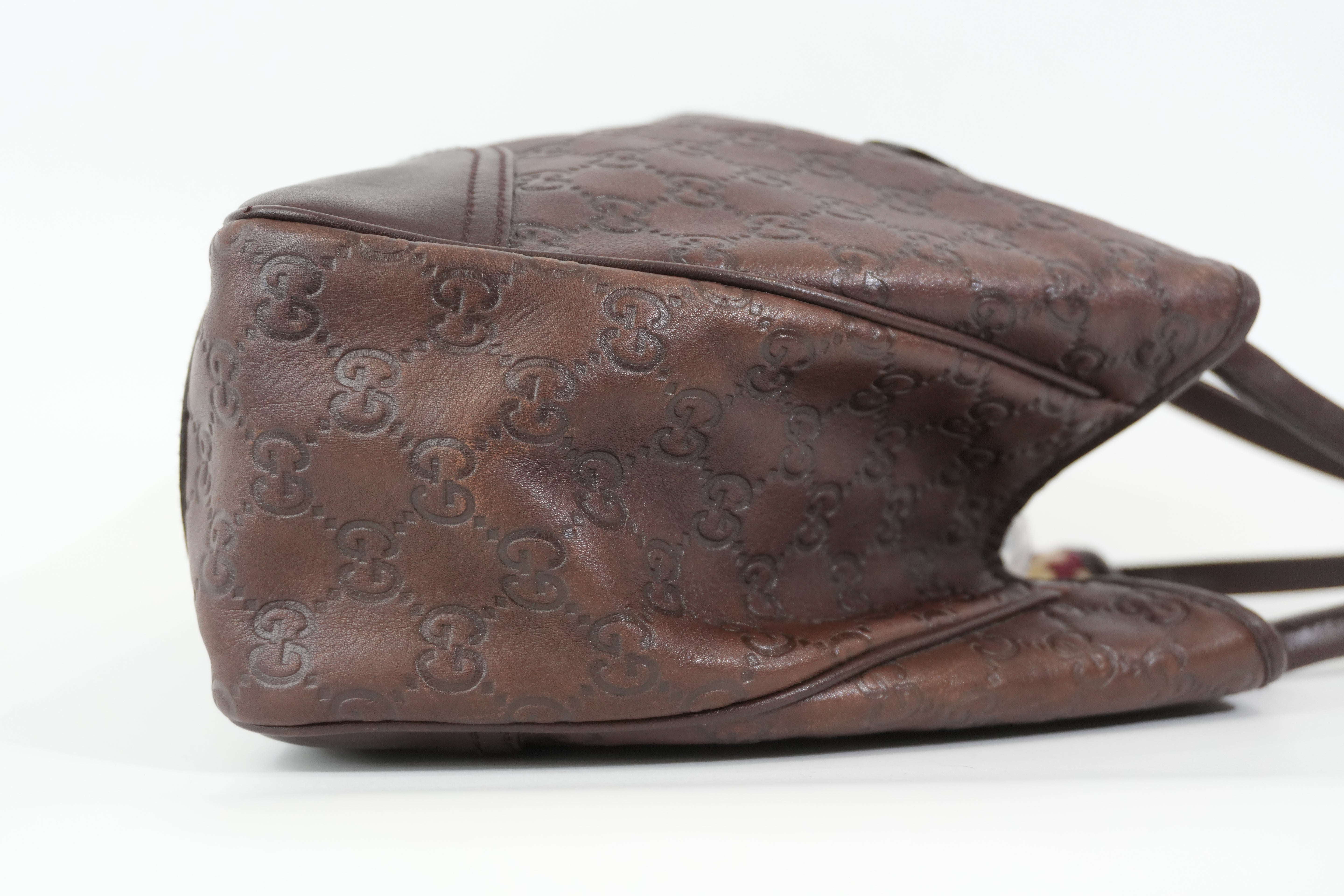 Pre-owned Gucci Princy Tote Bag Brown