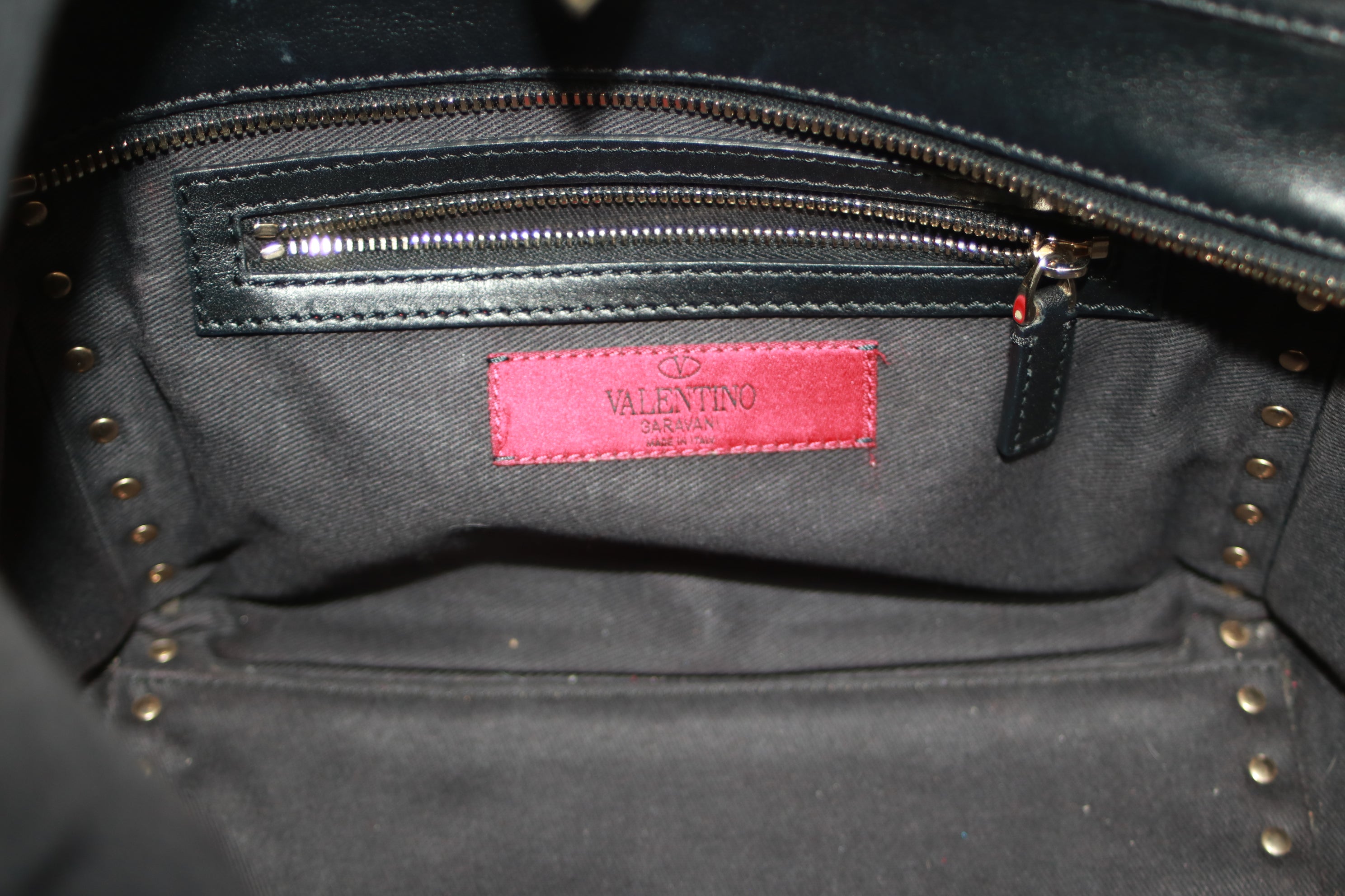 Valentino Rock Studs Two Way Shoulder Bag Used