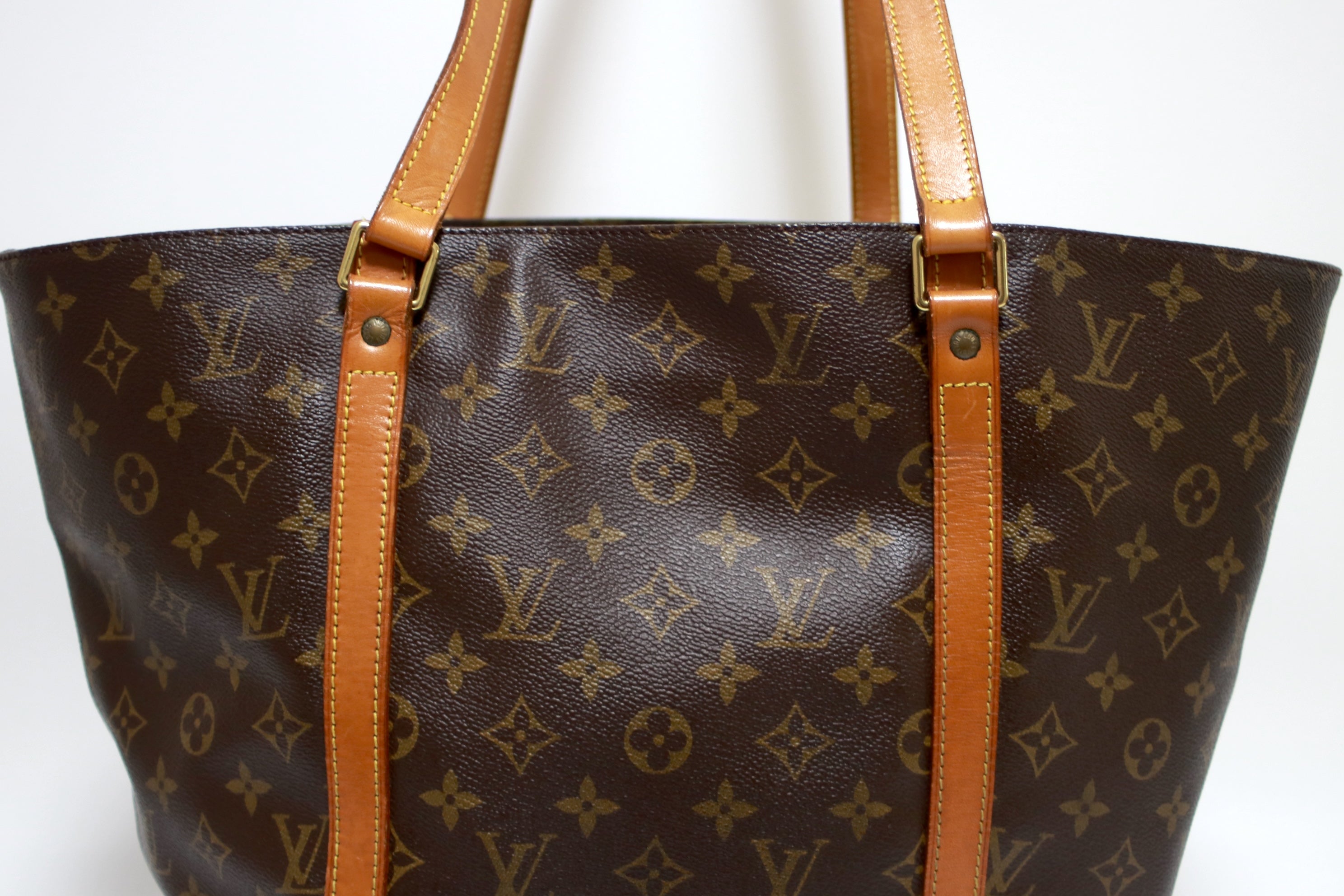 Louis Vuitton Sac Shopping PM Shoulder Tote Bag Used