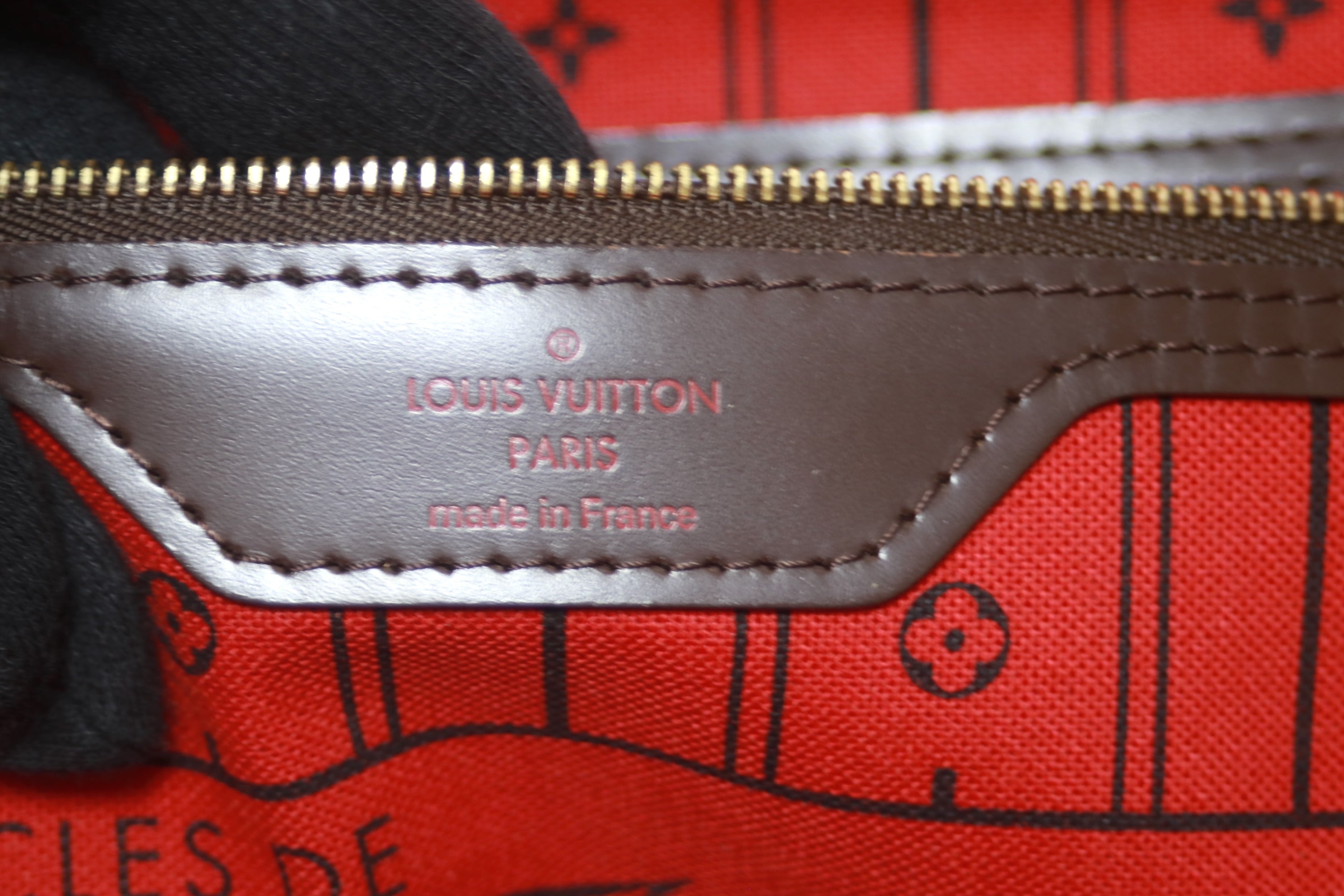 Louis Vuitton Neverfull MM Damier Ebene Used