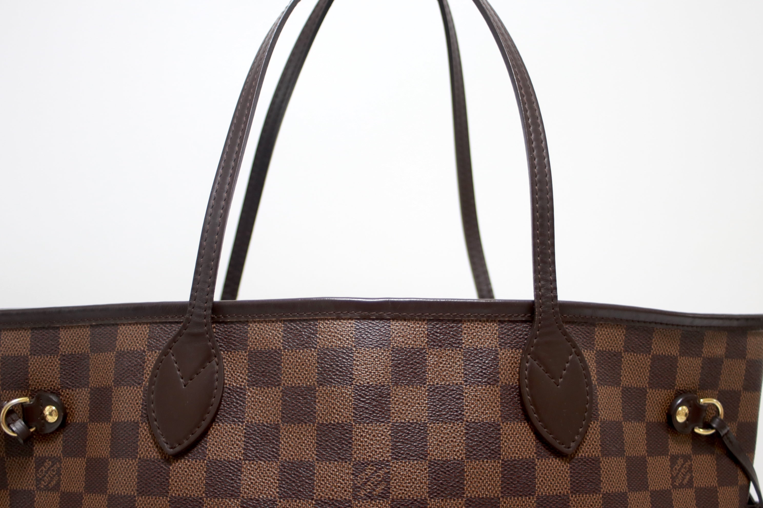 Louis Vuitton Neverfull MM Shoulder Tote Bag Used