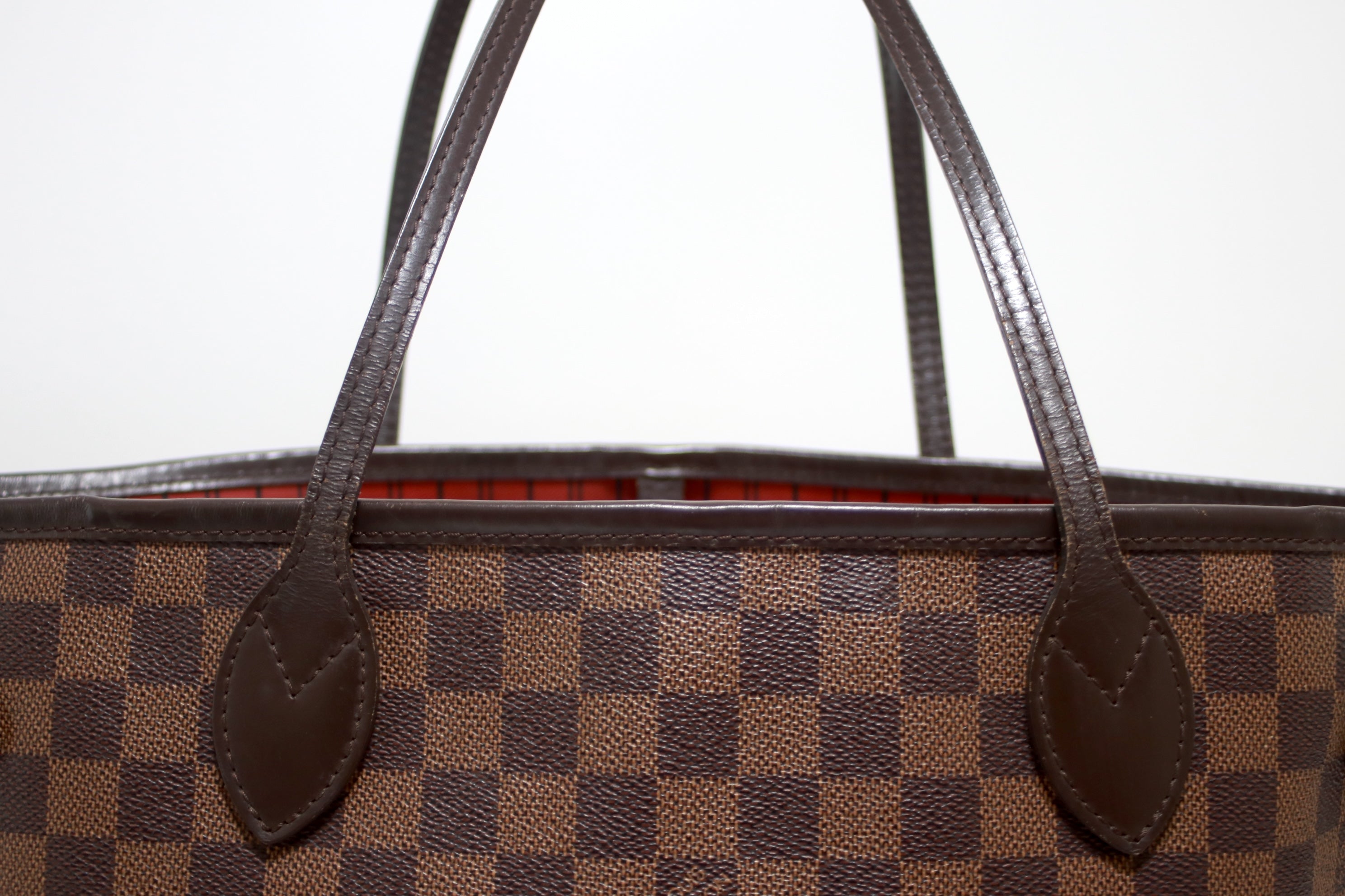 Louis Vuitton Neverfull MM Shoulder Tote Bag Used