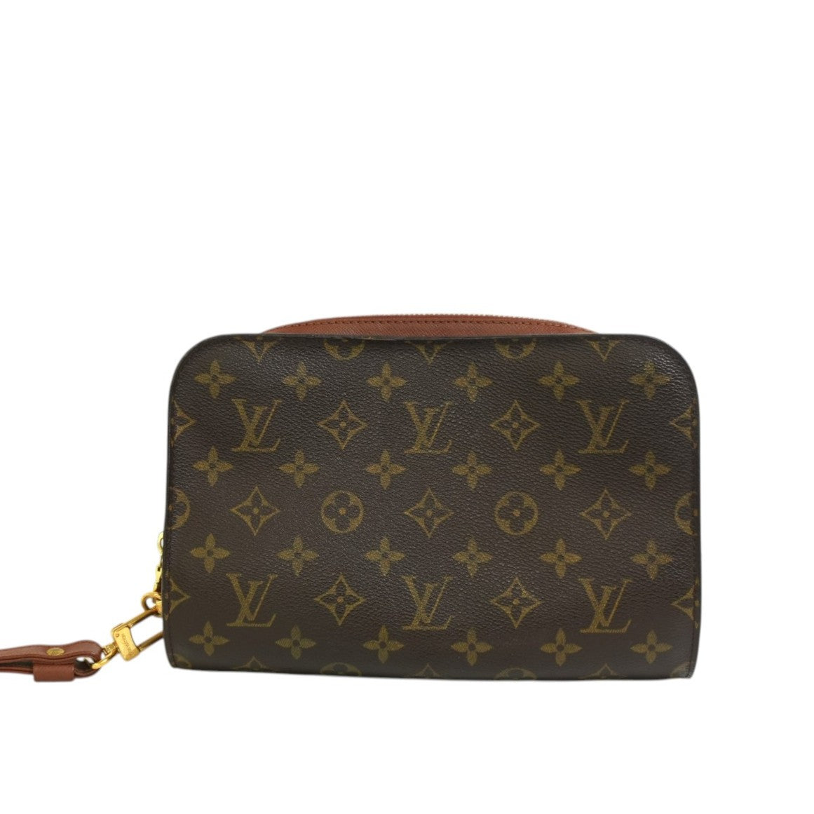 Pre-owned Louis Vuitton Monogram Orsay Wrist Clutch Bag