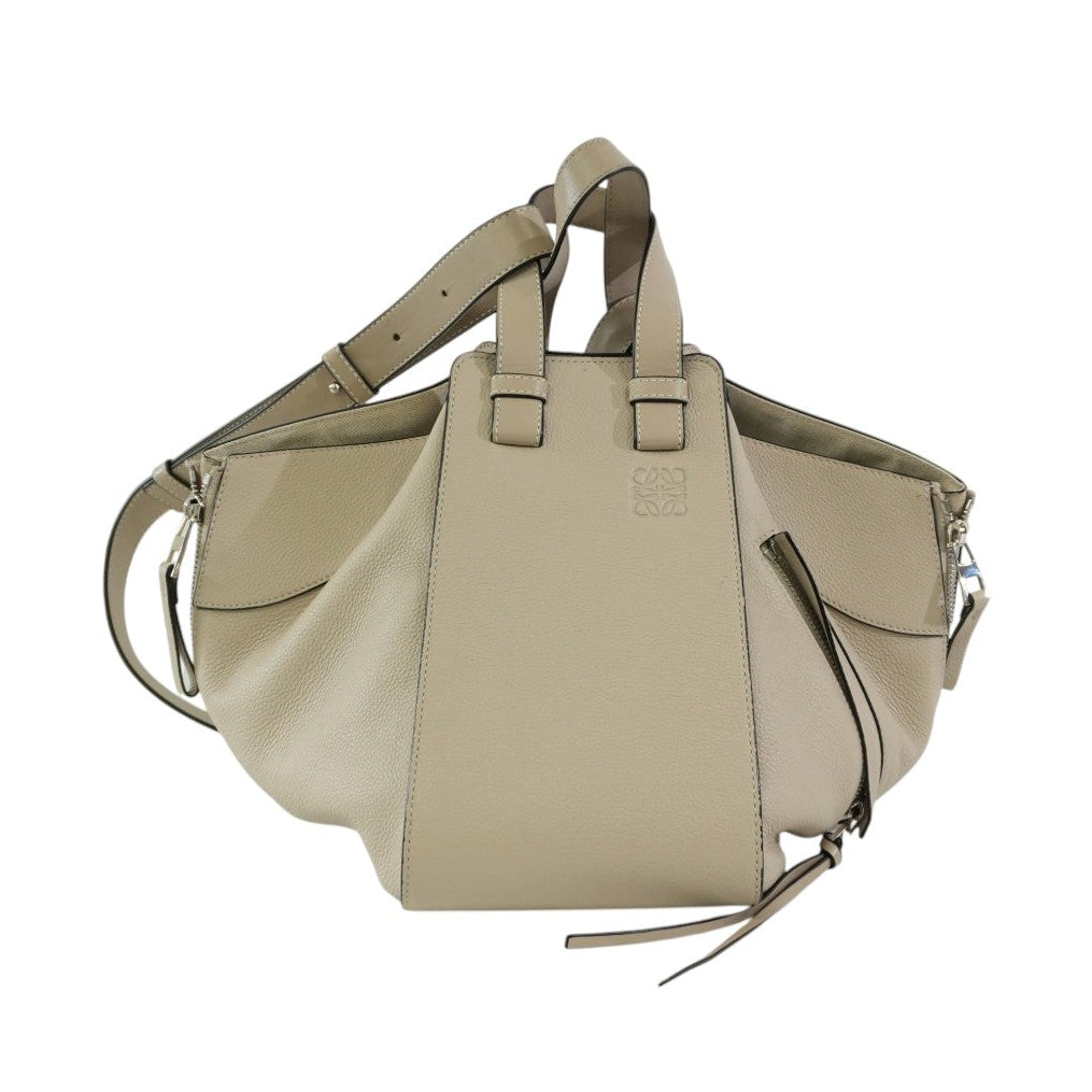 Pre-owned Loewe Hammock Shoulder Bag Ivory