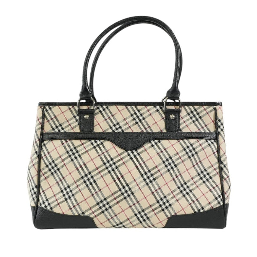 Pre-owned Burberry Nova Check Tote Bag Beige