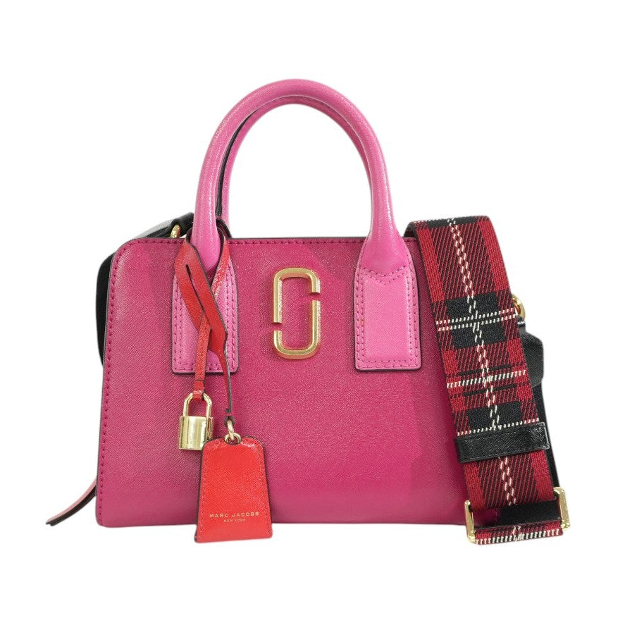 Pre-owned Marc Jacobs Leather Big Shot Two Way Shoulder Bag Pink