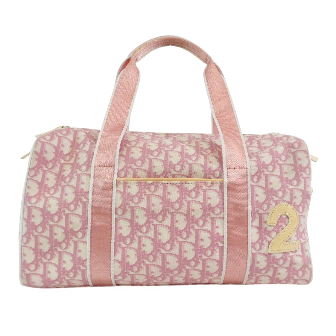 Pre-owned Dior Oblique Handbag Pink