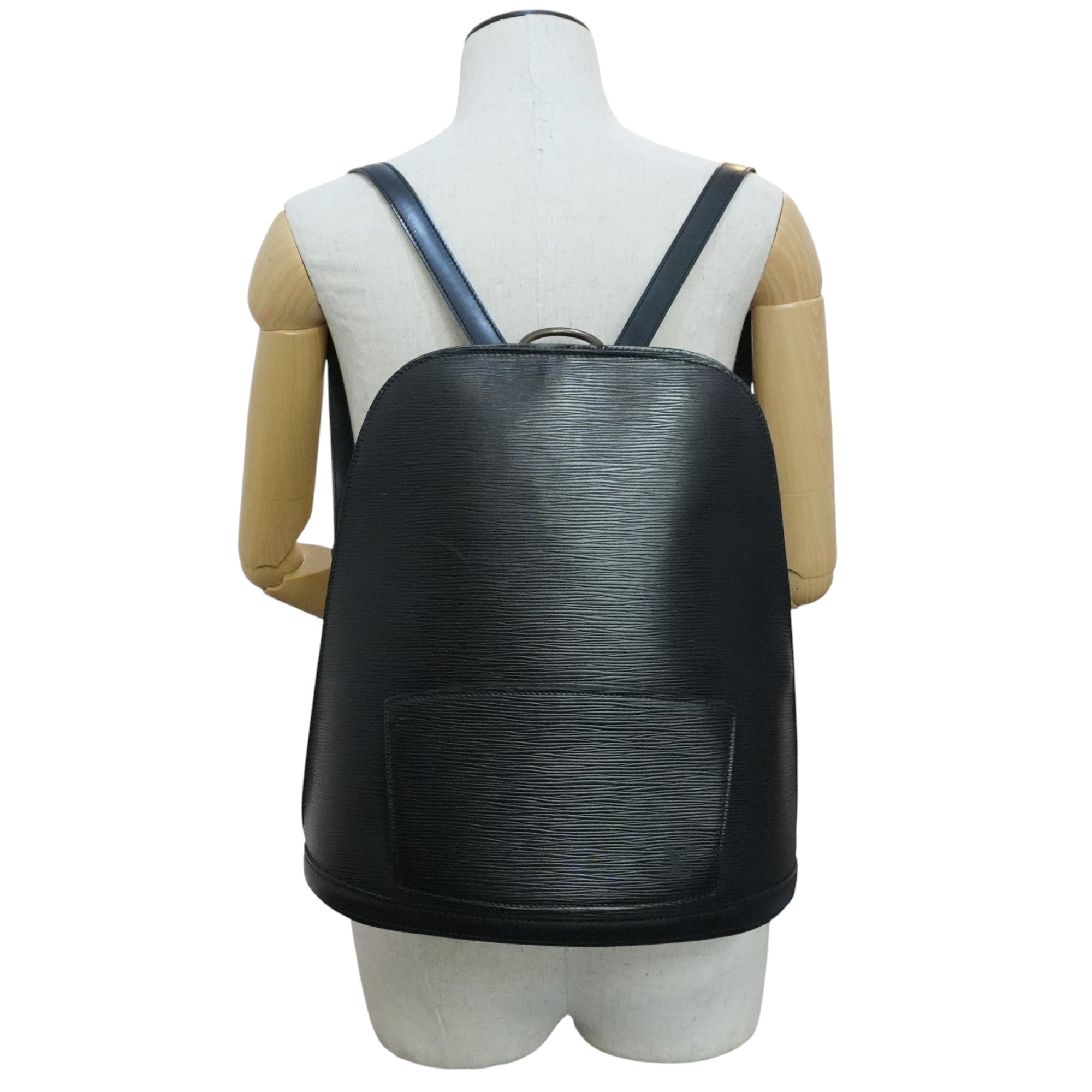 Pre-owned Louis Vuitton Epi Gobelins Backpack Black