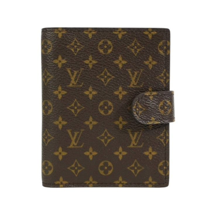 Pre-owned Louis Vuitton Monogram Agenda Card Case
