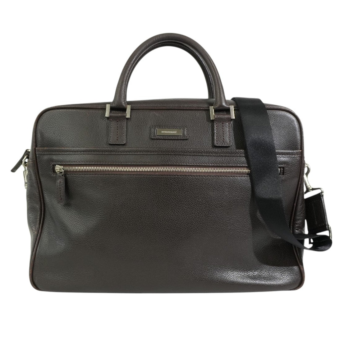 Pre-owned Burberry Briefcase Brown