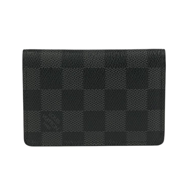 Pre-owned Louis Vuitton Damier Graphite Card Case