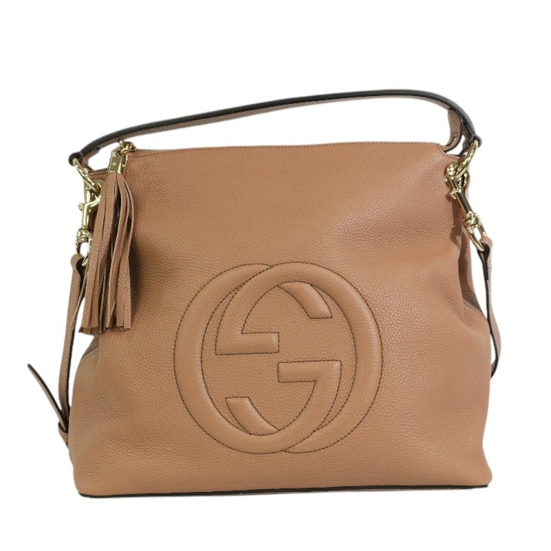 Pre-owned Gucci Soho Two Way Shoulder Bag Porcelain Rose