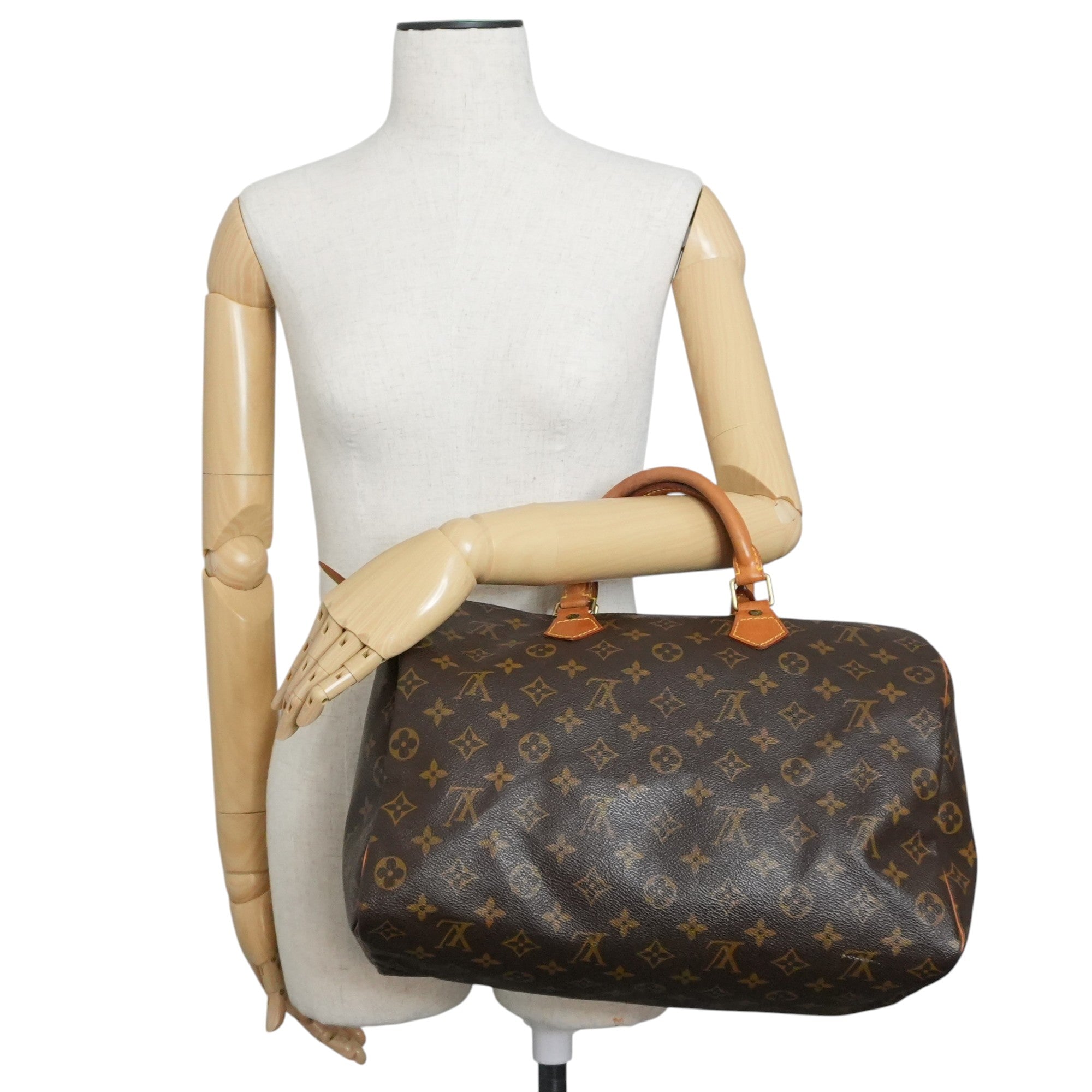 Pre-owned Louis Vuitton Monogram Speedy 35 Handbag