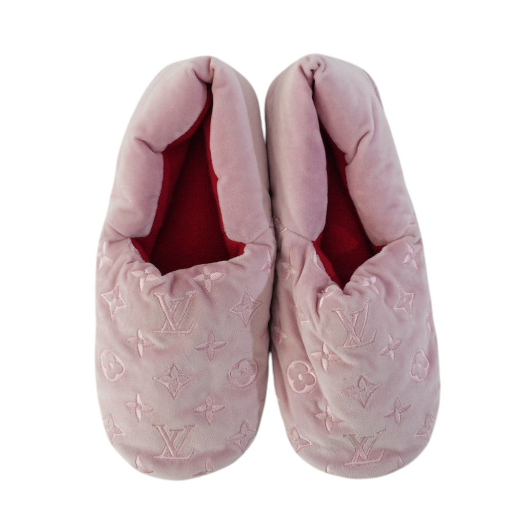 Pre-owned Louis Vuitton Indoor Slippers Size 6 Pink