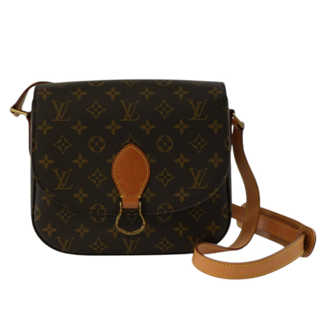 Pre-owned Louis Vuitton Monogram Saint Cloud GM Shoulder Bag