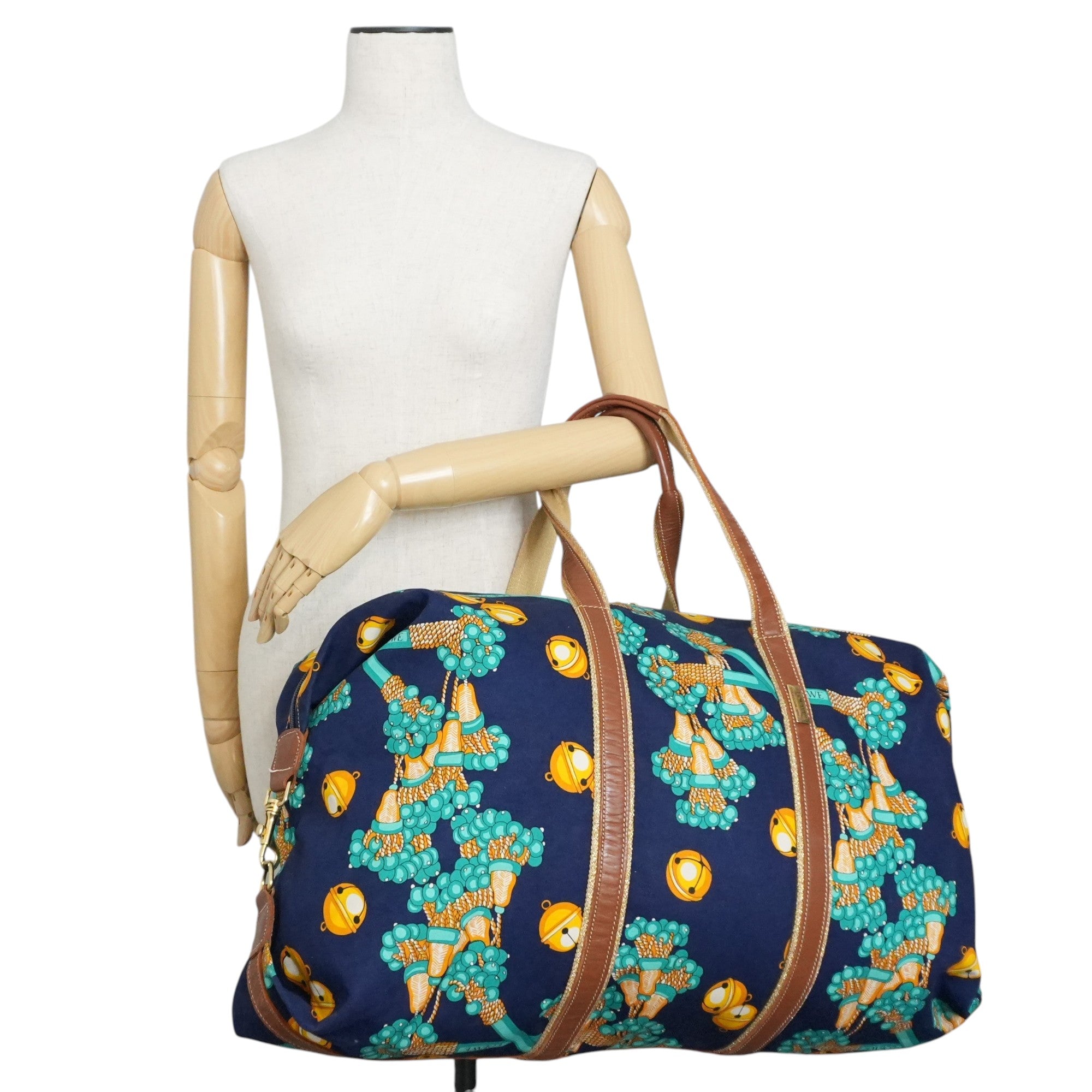 Pre-owned Loewe Fabric Travel Bag Multicolor