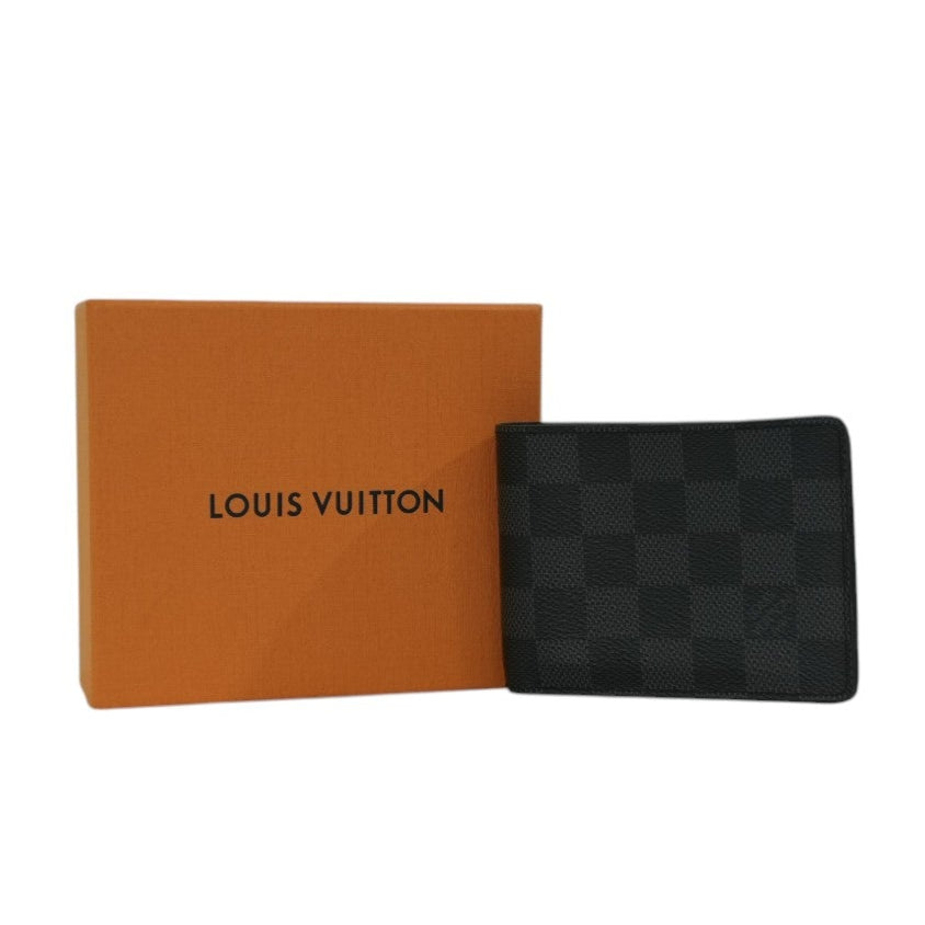 Pre-owned Louis Vuitton Damier Graphite Men's Bifold Wallet