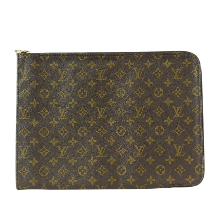 Pre-owned Louis Vuitton Monogram Pochette Document