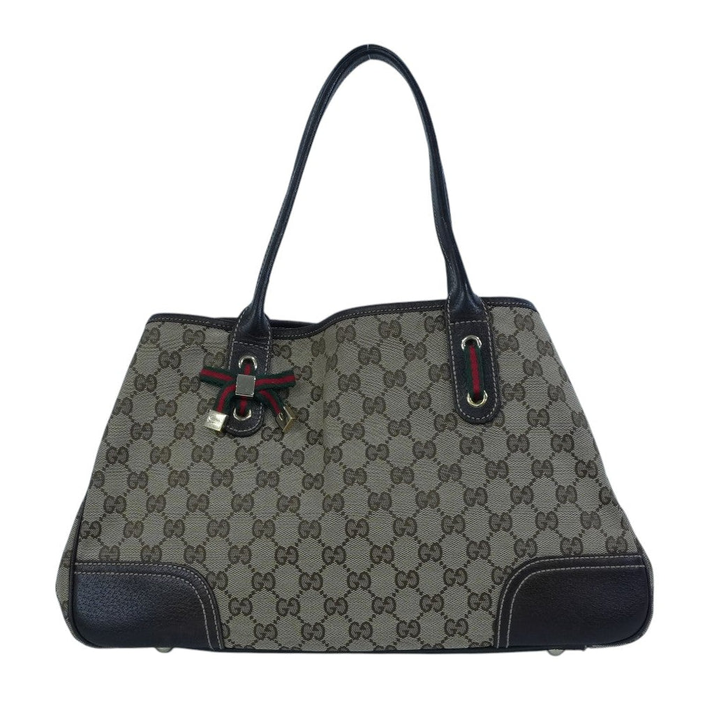 Pre-owned Gucci Ophidia Tote Bag Brown