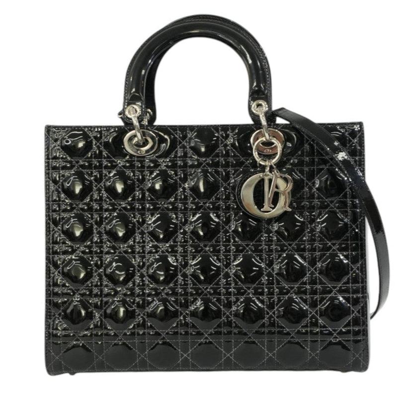 Pre-owned Lady Dior Handbag Black