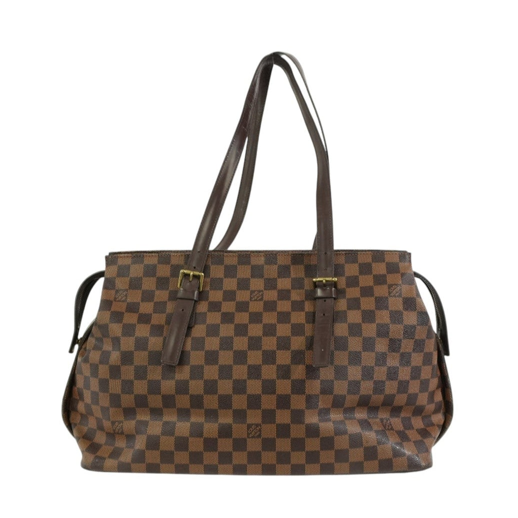 Pre-Owned Louis Vuitton Damier Ebene Chelsea Tote Bag
