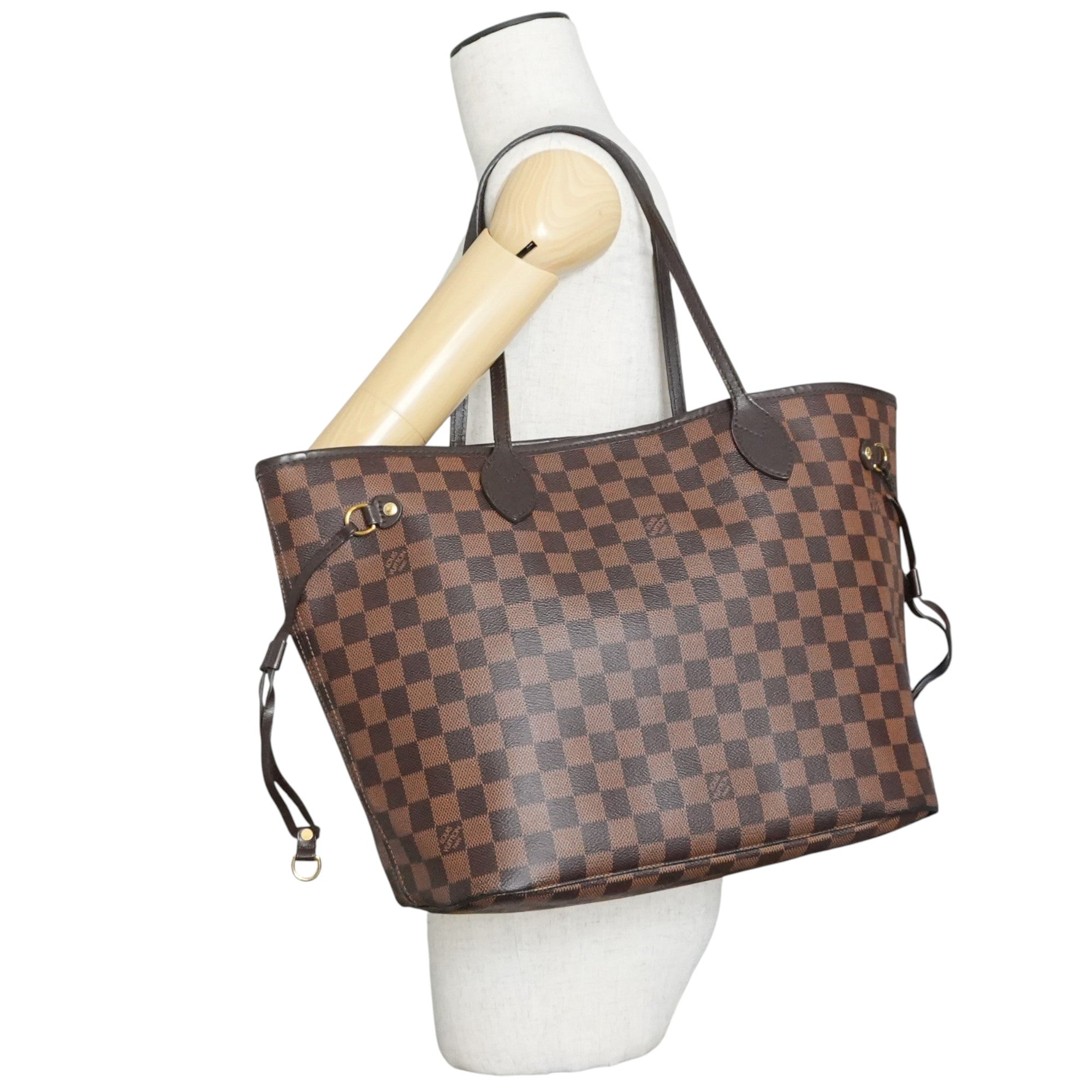 Pre-owned Louis Vuitton Damier Ebene Neverfull MM Tote Bag