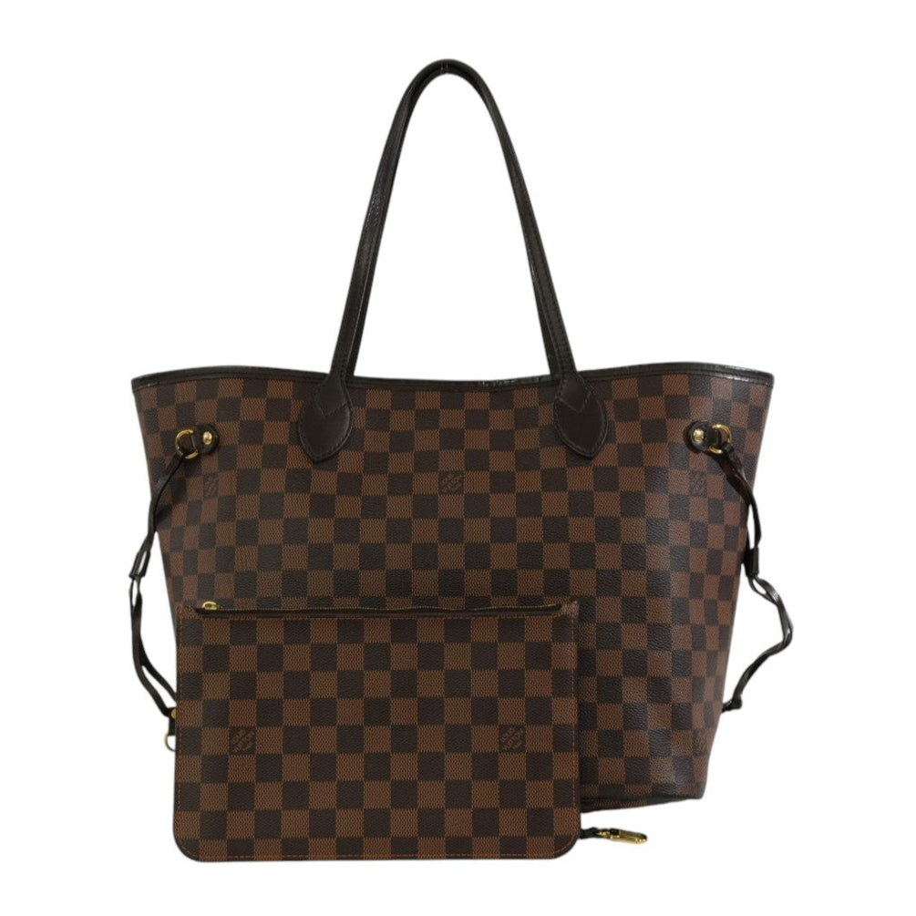 Pre-owned Louis Vuitton Damier Ebene Neverfull MM Tote Bag