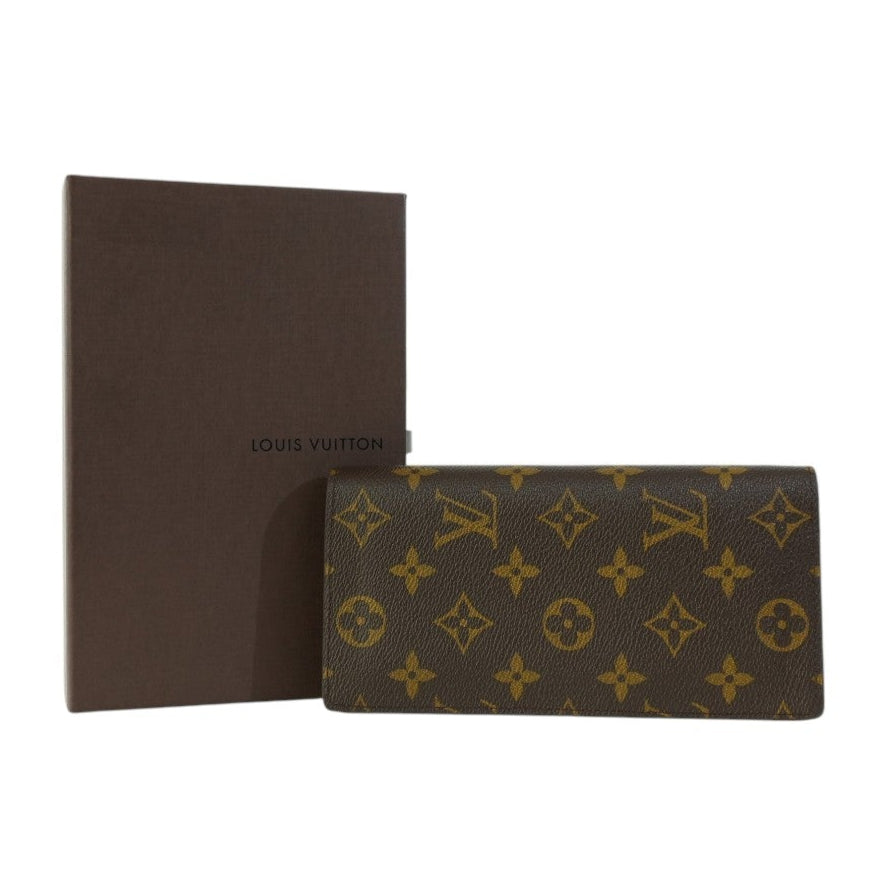 Pre-owned Louis Vuitton Monogram Brazza Wallet