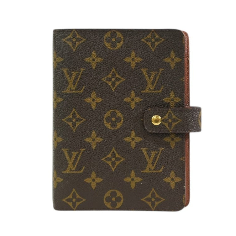 Pre-owned Louis Vuitton Monogram Agenda MM Cover