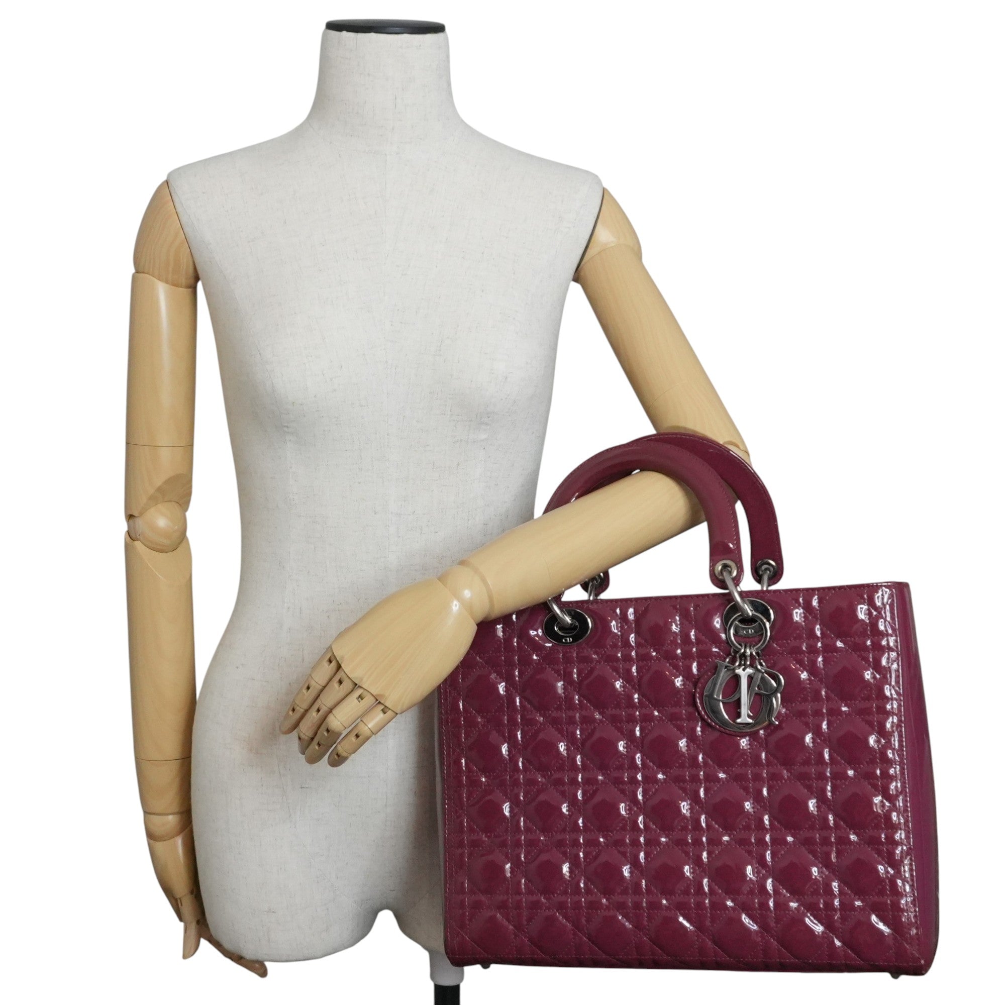 Pre-owned Lady Dior Handbag Pink