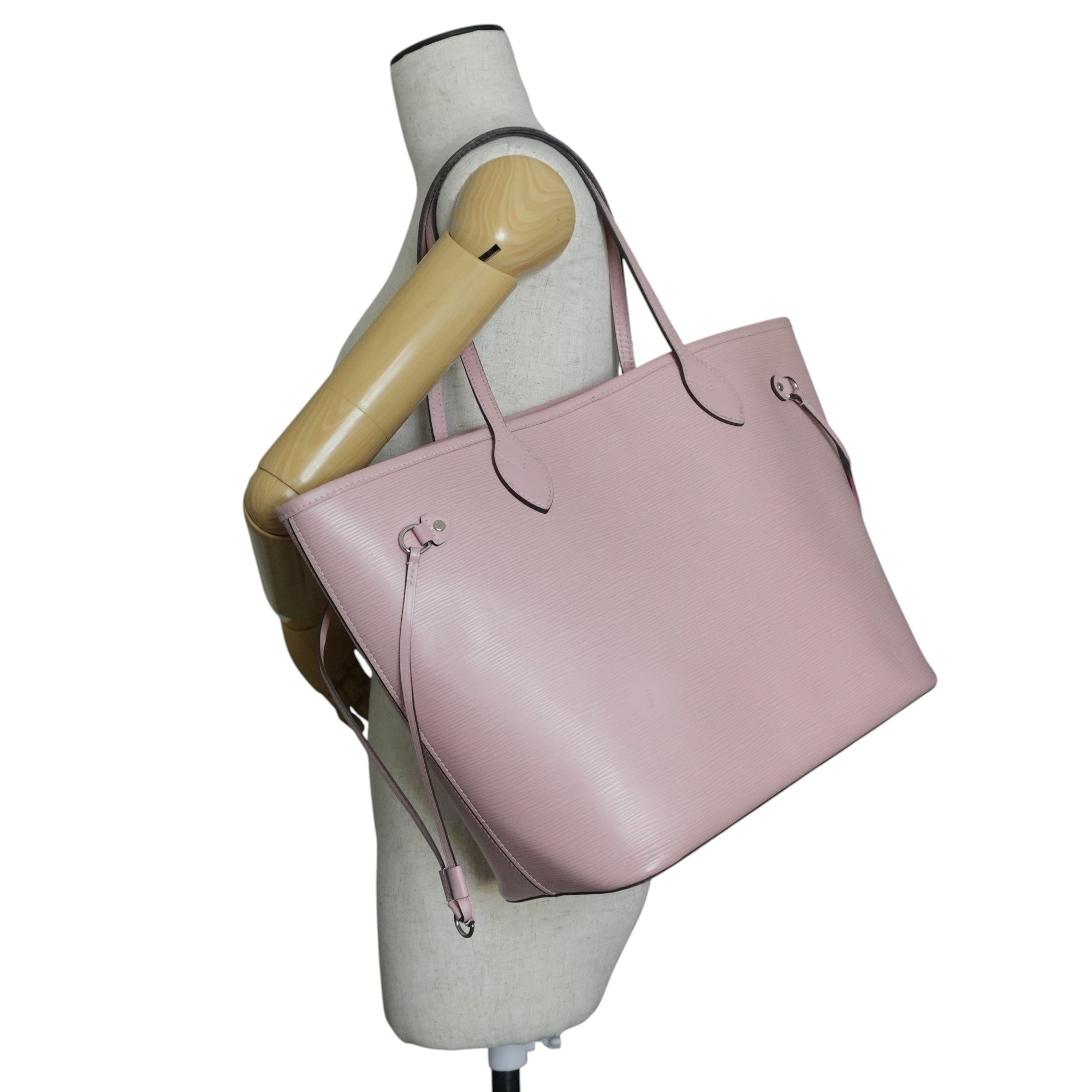 Pre-owned Louis Vuitton Epi Leather Neverfull MM Tote Bag Pink