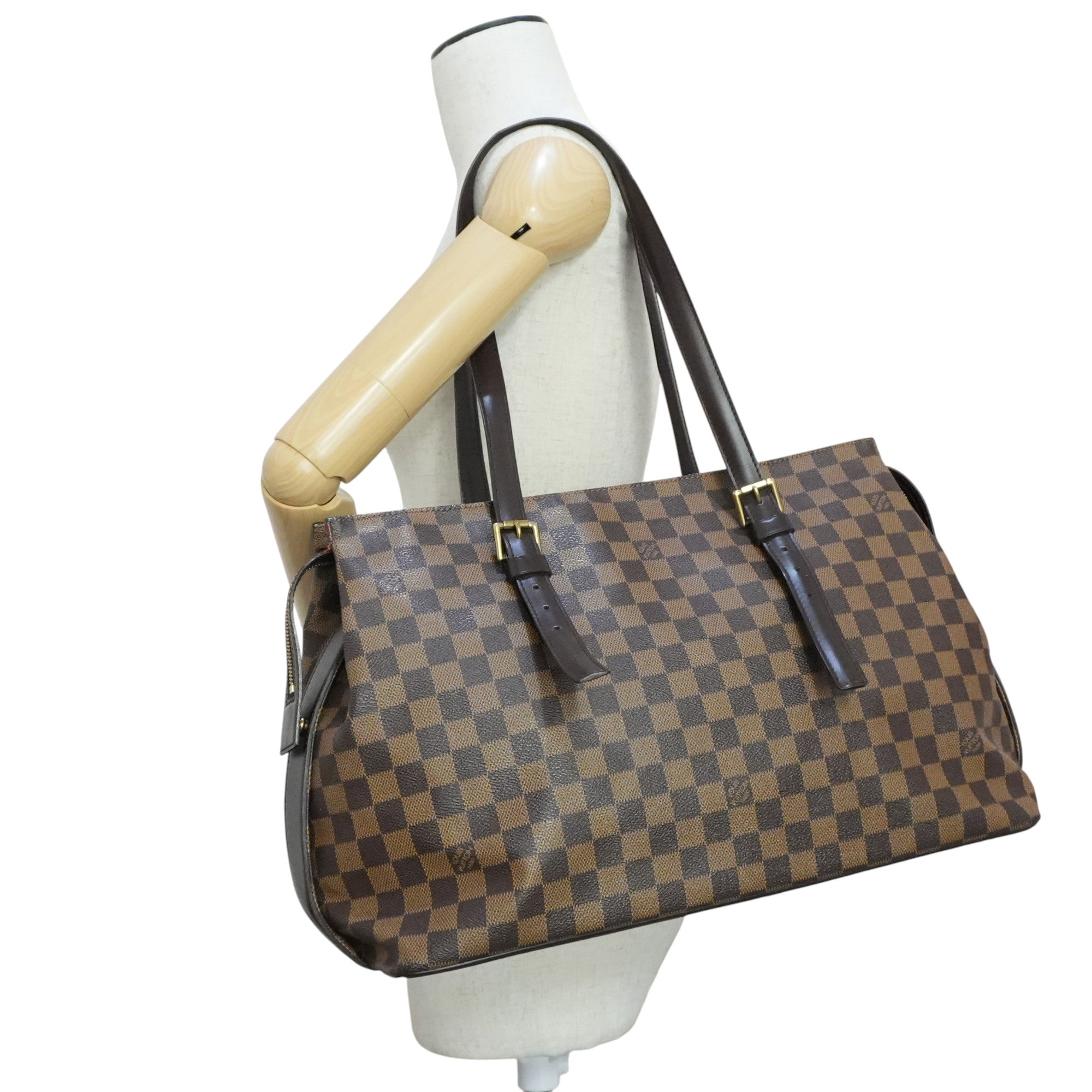 Pre-owned Louis Vuitton Damier Ebene Chelsea Tote Bag