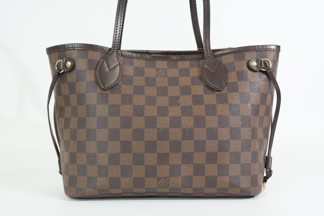 Pre-owned Louis Vuitton Damier Ebene Neverfull PM Tote Bag