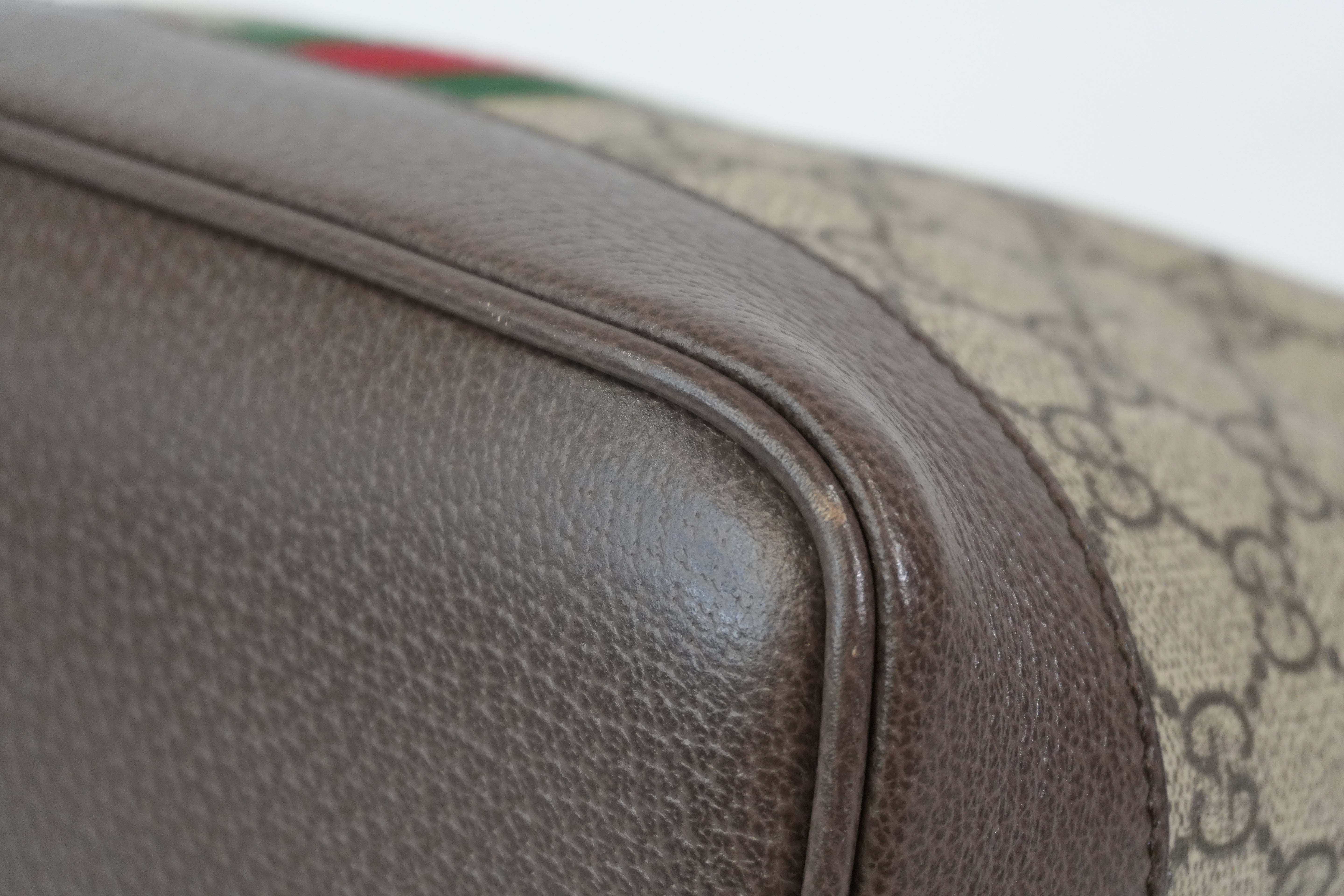 Pre-owned Gucci Ophidia Shoulder Bag Brown