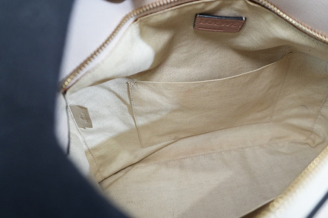 Pre-owned Loewe Medium Puzzle Shoulder Bag Pink