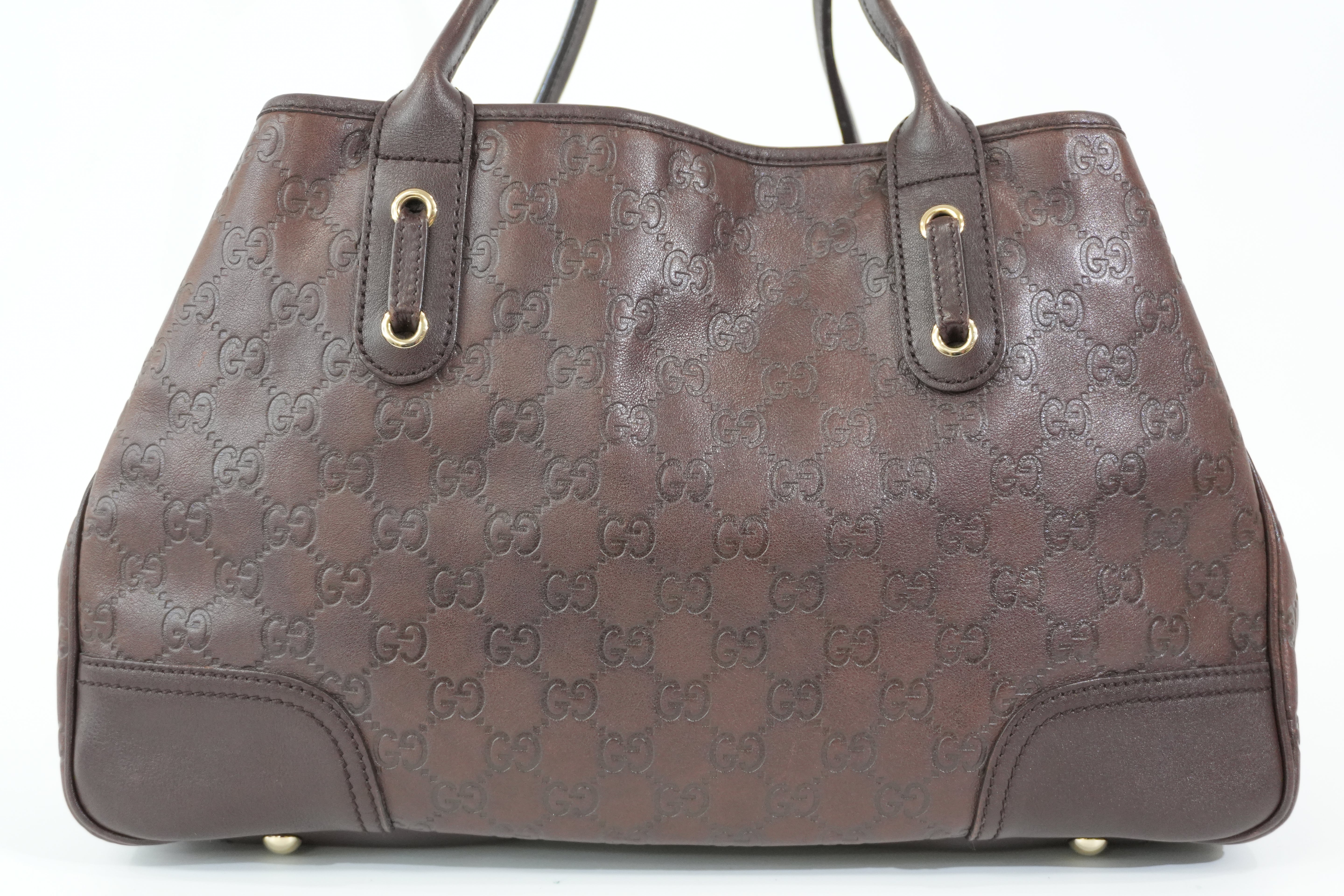 Pre-owned Gucci Princy Tote Bag Brown