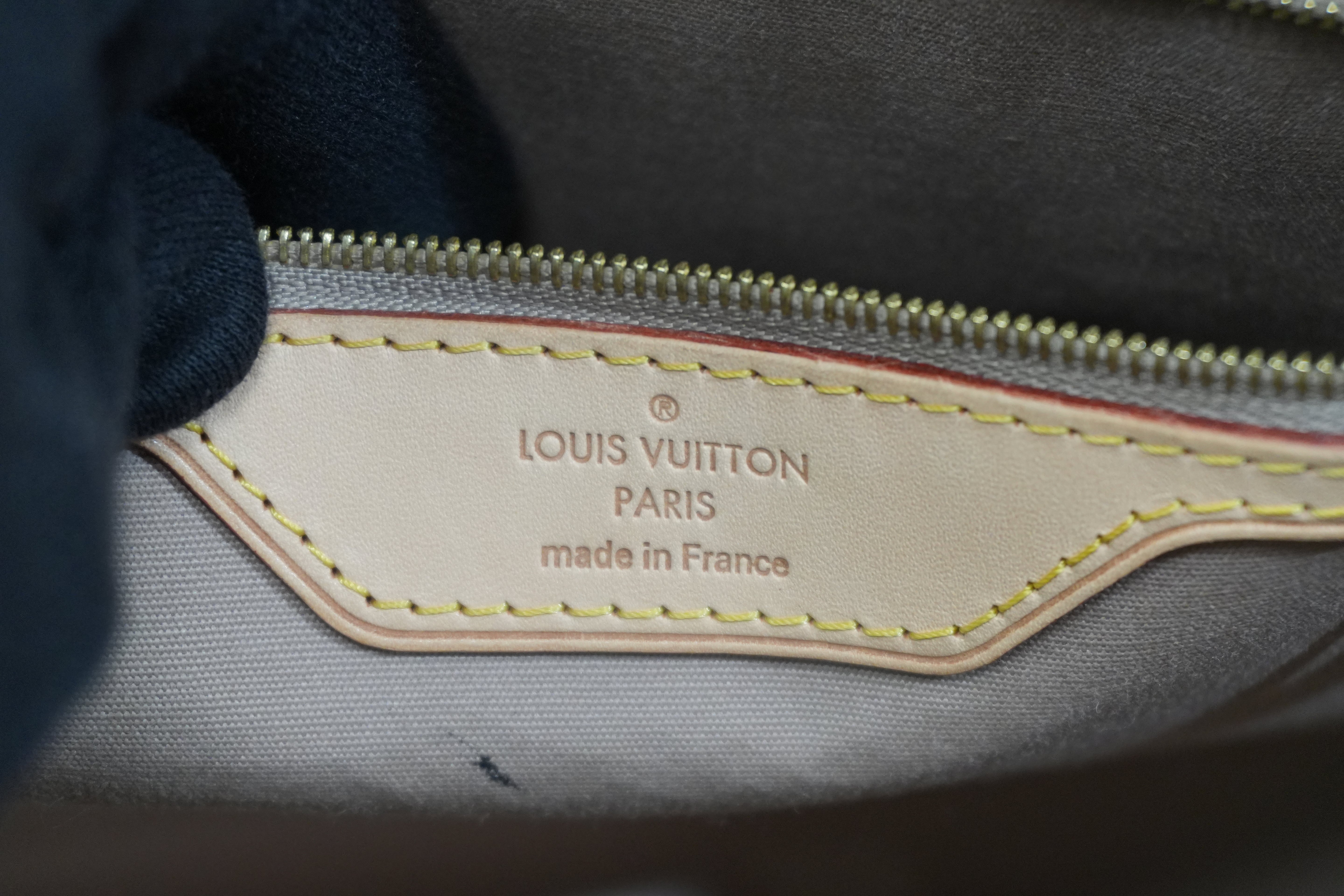 Pre-owned Louis Vuitton Vernis Brea MM Tote Bag Citrin