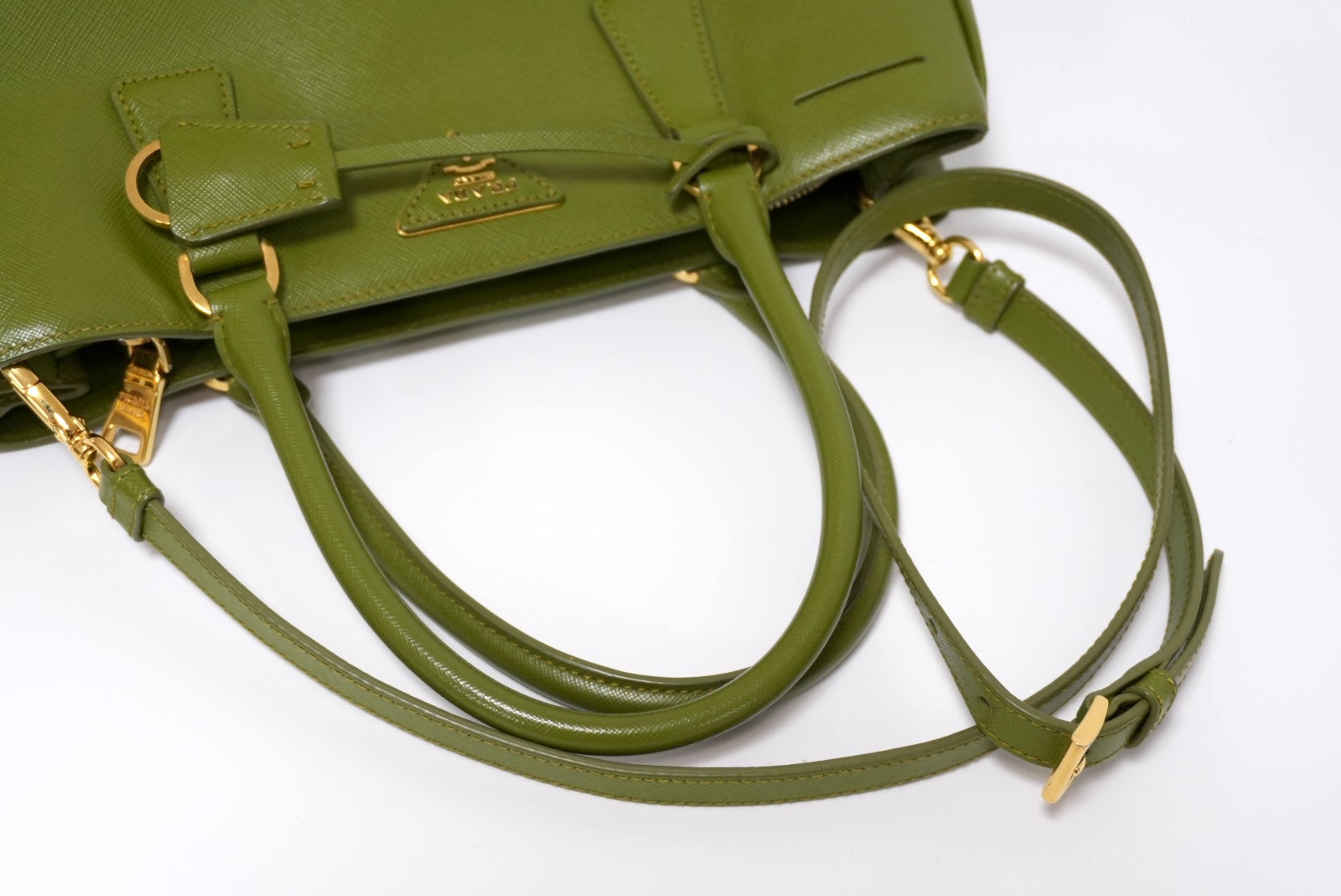 Borsa a tracolla Prada Galleria Saffiano Two Way usata